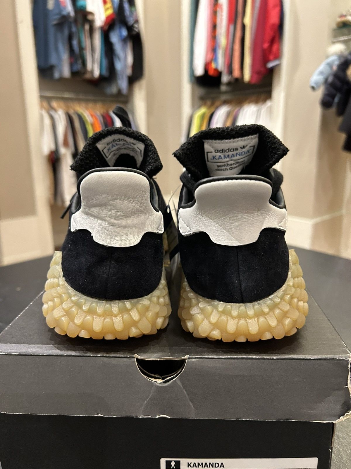 Adidas Adidas Kamanda Black Gum Size US 11 / EU 44 - 3 Thumbnail