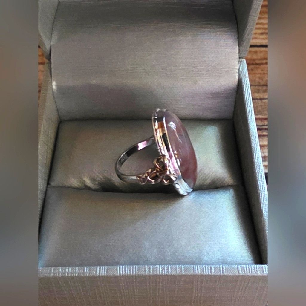The Unbranded Brand Vintage Clark and Coombs Agate Ring NEW no Tags Size ONE SIZE - 5 Thumbnail