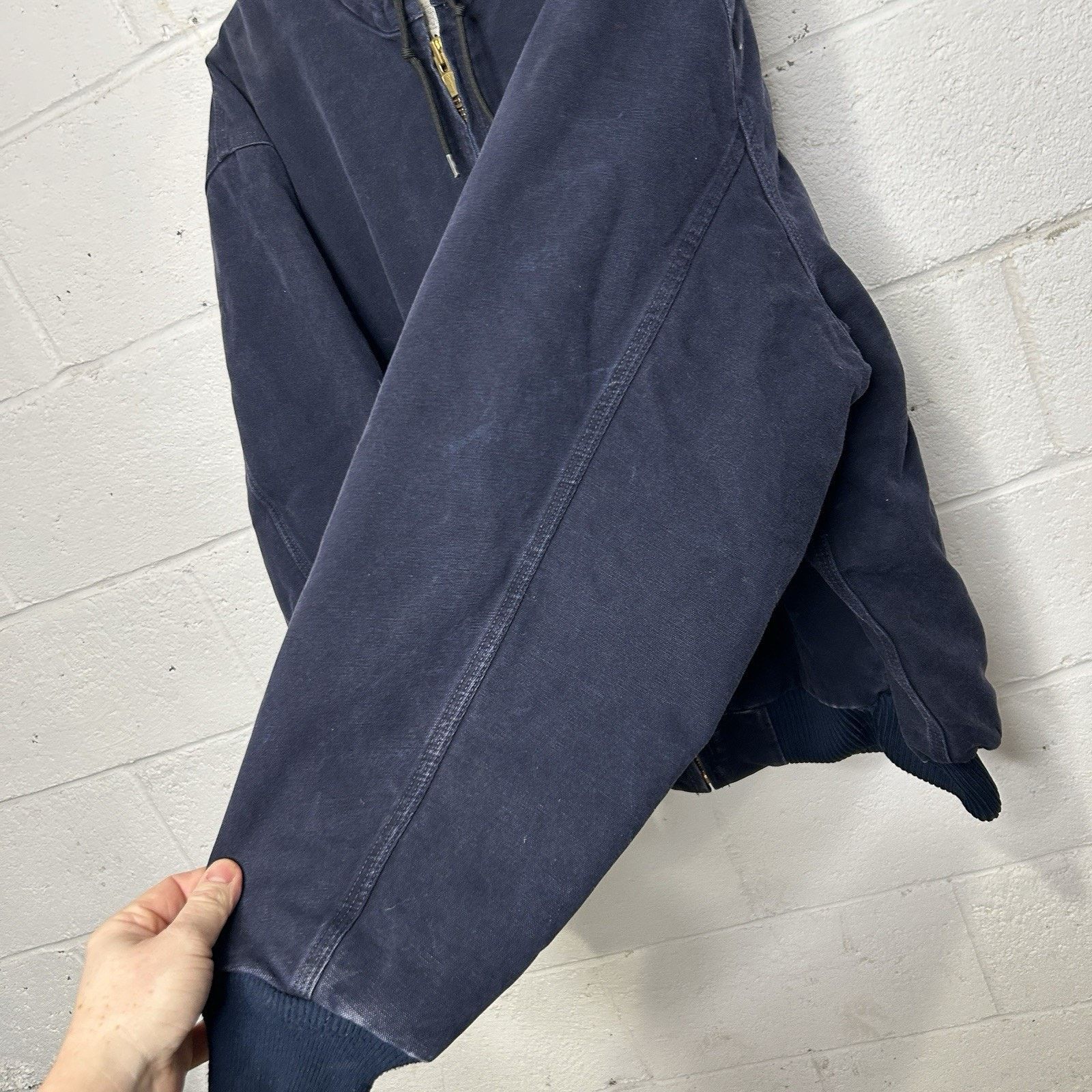 Carhartt Vintage Carhartt Hooded Active Jacket “Midnight Blue” J130 Size US XXL / EU 58 / 5 - 8 Thumbnail