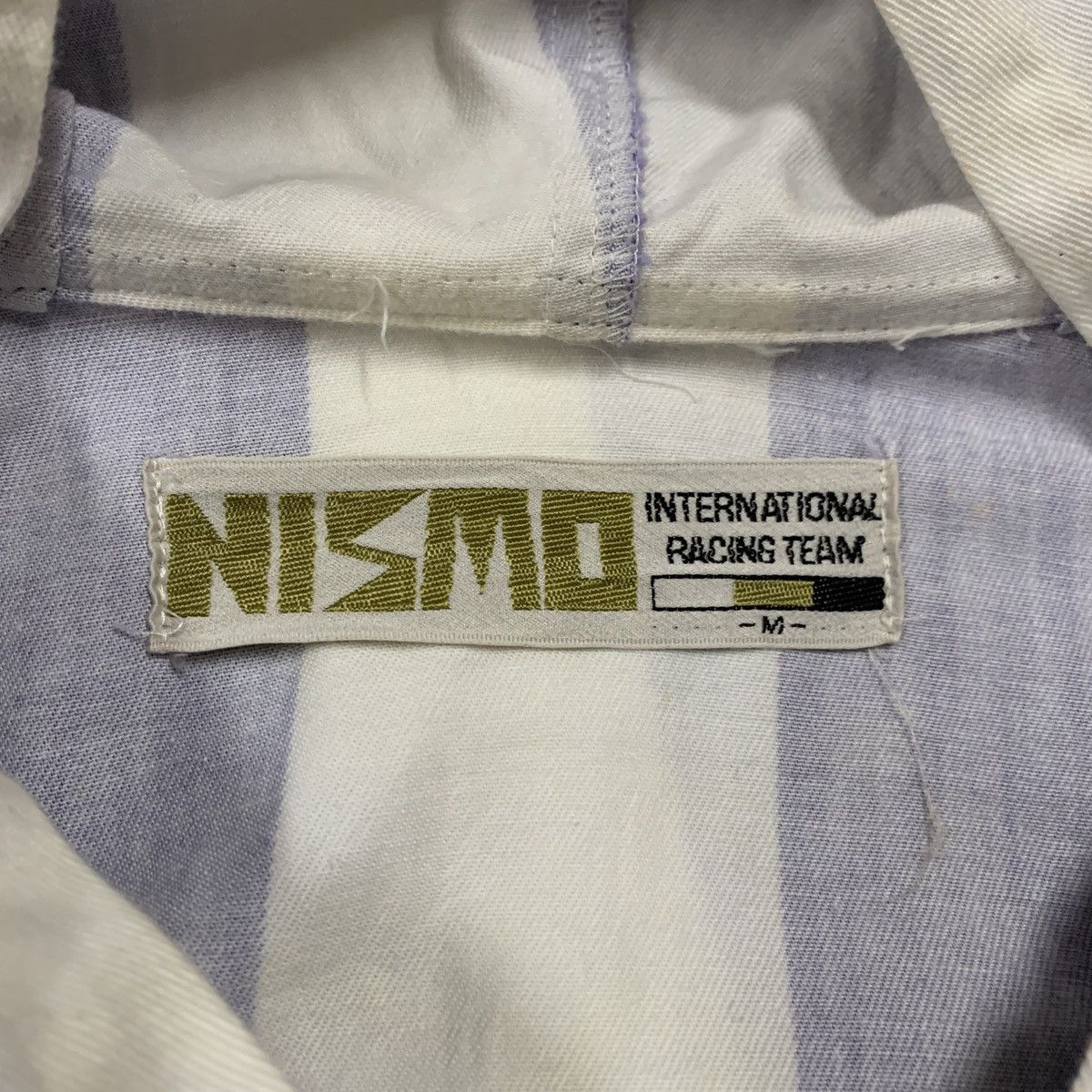 Japanese Brand Vtg NISMO International Racing Team Striped Hoodie Size US M / EU 48-50 / 2 - 7 Thumbnail