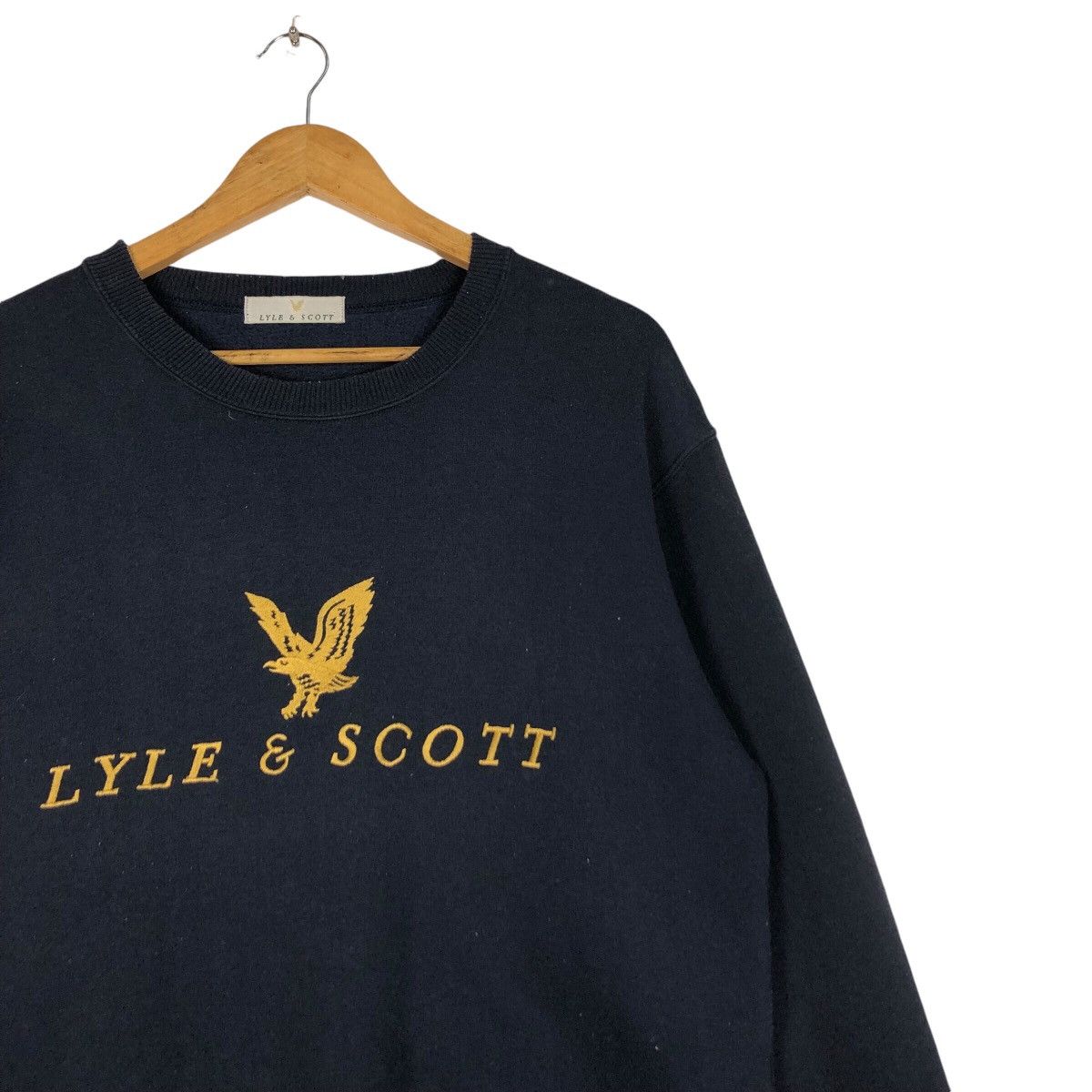 Designer × Lyle & Scott × Vintage Vintage Lyle & Scott Vintage 90s Designer Sweatshirt Medium Size US M / EU 48-50 / 2 - 5 Thumbnail