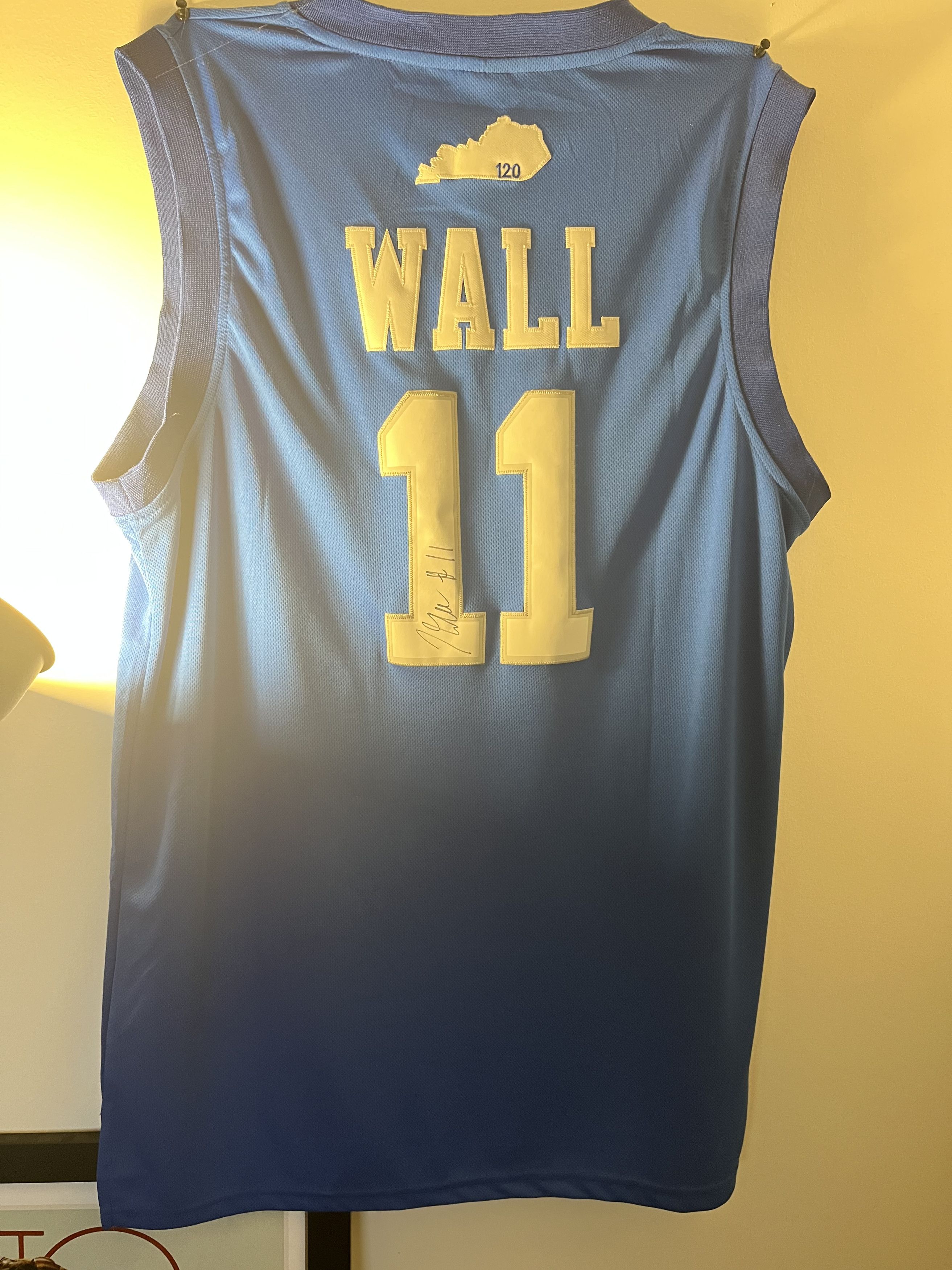 Nike John Wall Signed Kentucky Jersey Size US L / EU 52-54 / 3 - 1 Thumbnail