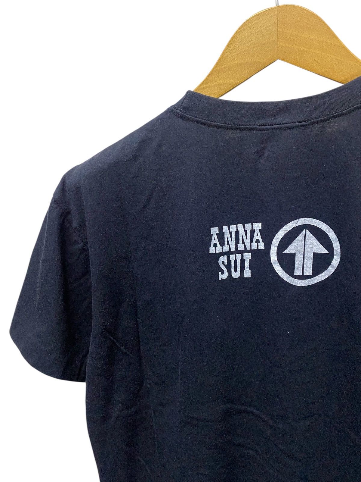 Japanese Brand Vintage 90s Anna Sui Spellout Boxy Tee Size US S / EU 44-46 / 1 - 4 Thumbnail
