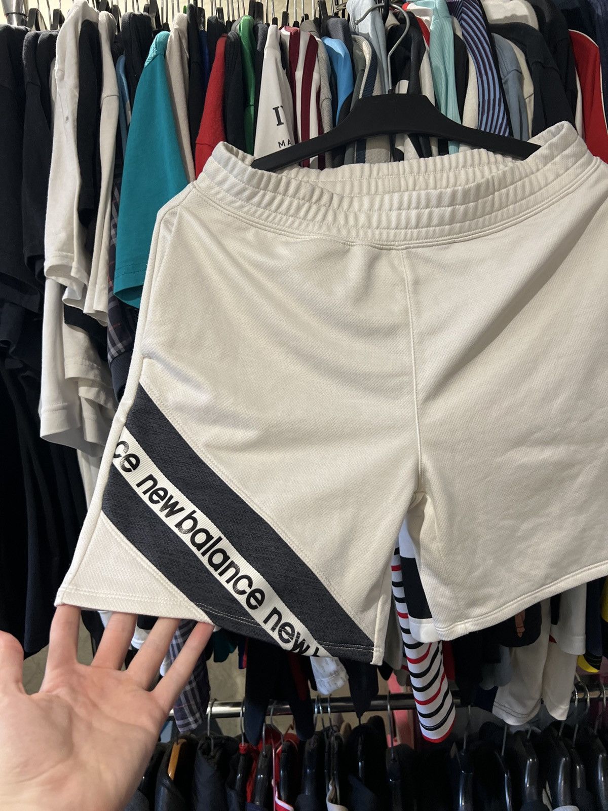 New Balance VINTAGE NEW BALANCE RELENTLESS TERRY TENNIS SHORTS SIZE S Size US 30 / EU 46 - 2 Thumbnail
