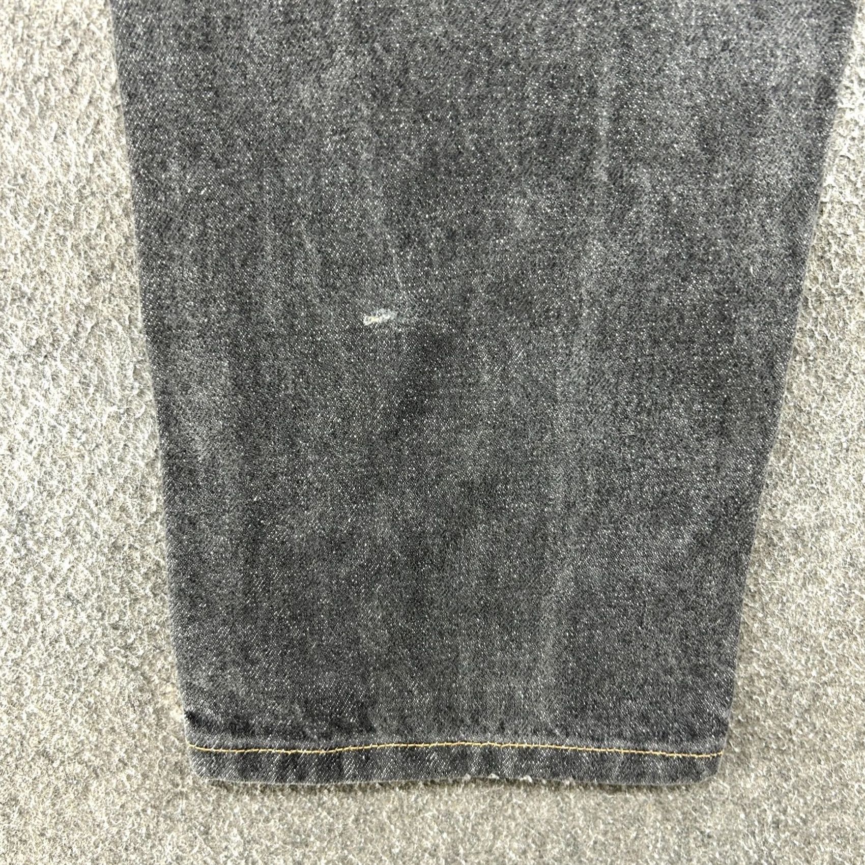 Gap VINTAGE Gap Jeans Mens 32x31 Black Relaxed Tapered Medium Wash Denim 90s Size US 32 / EU 48 - 5 Thumbnail