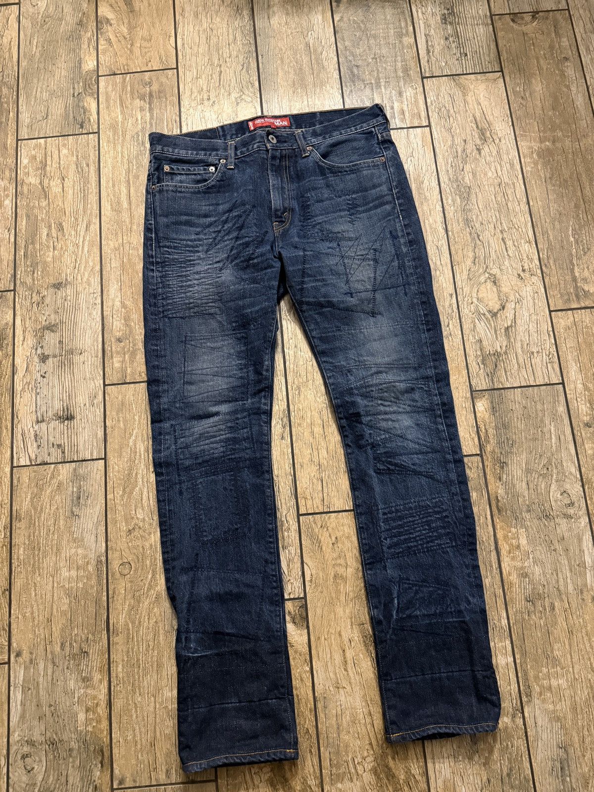 Junya Watanabe × Levi's Junya Watanabe Flower Levis Size US 33 - 3 Thumbnail