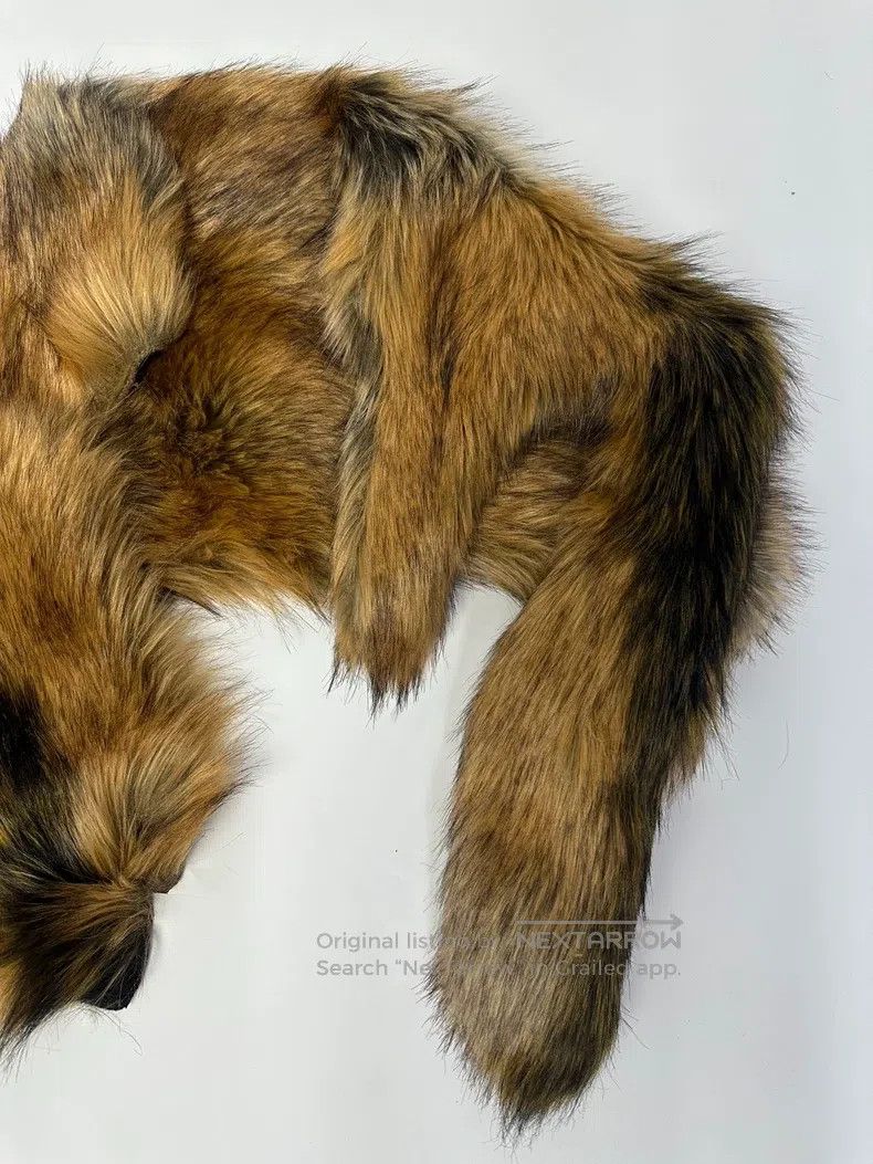 Dries Van Noten Dries Van Noten Faux Fox Fur Shawl Scarf Size ONE SIZE - 3 Thumbnail