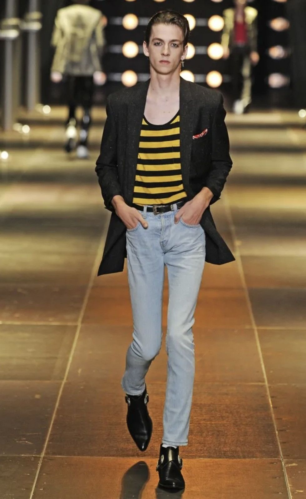 Saint Laurent Paris SS14 Saint Laurent light wash denim jeans Hedi Slimane 31 Size US 31 - 1 Thumbnail