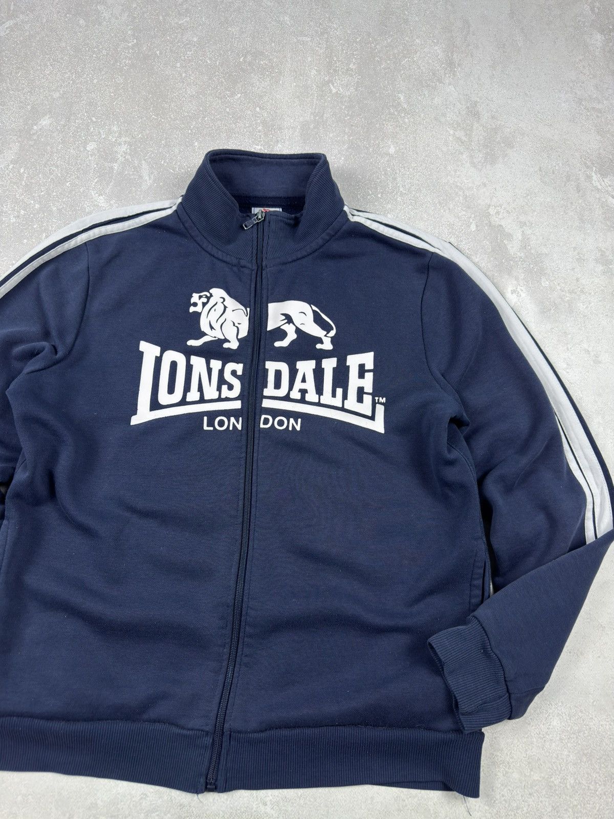 Lonsdale Vintage Lonsdale London 00s Zip Sweatshirt Big Logo Size US S / EU 44-46 / 1 - 5 Thumbnail