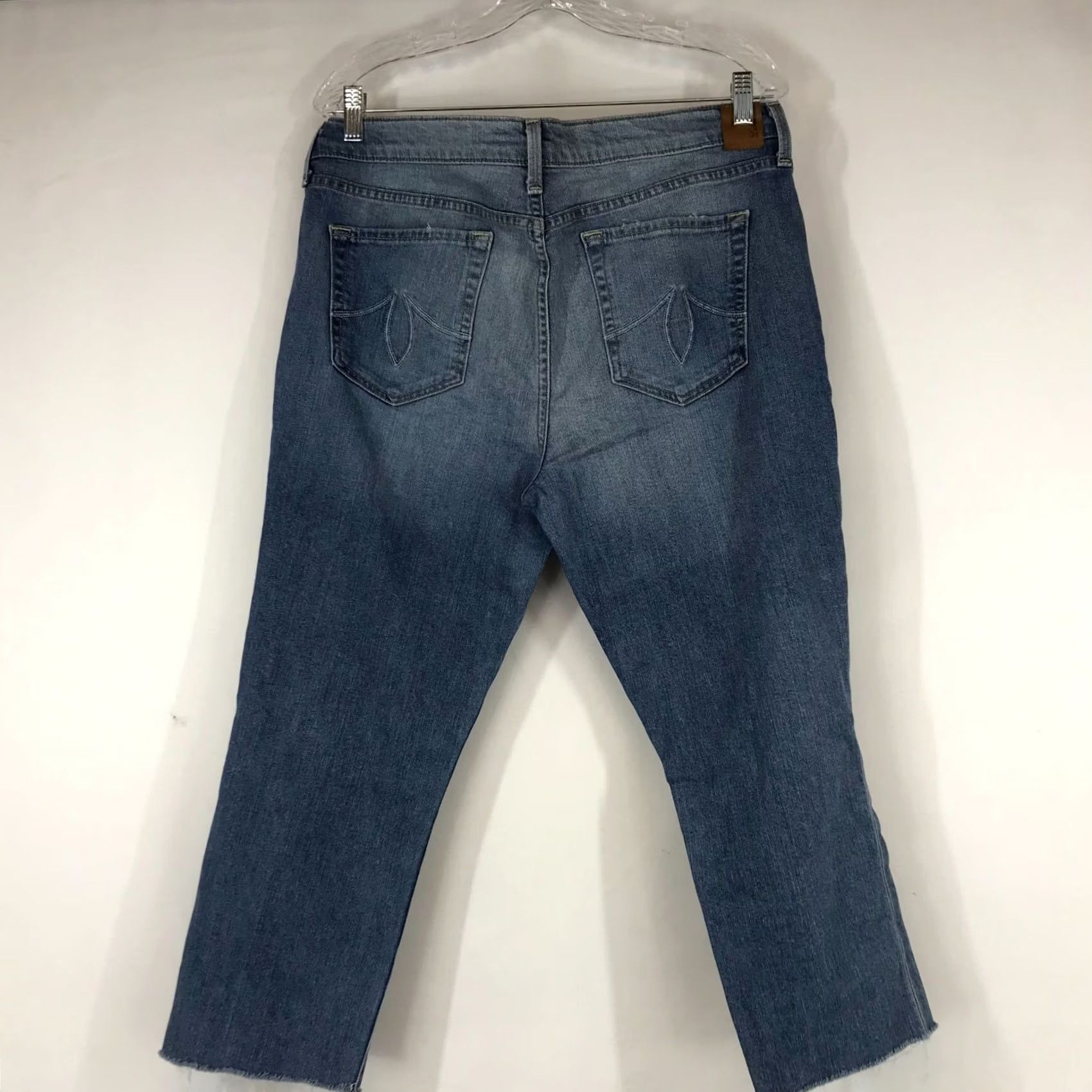 Vintage LEVEL 99 - Womens 31 Blue Denim Frayed Hem Jeans Size 24" / US 00 / IT 34 - 3 Thumbnail