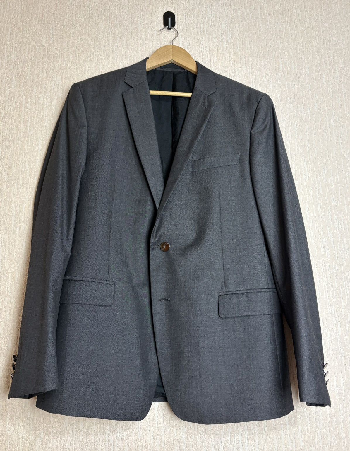Versace Versace Collection Men's Wool Blazer Medusa Metal Buttons Size 54R - 3 Thumbnail