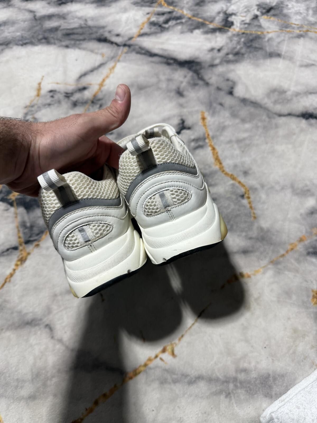 Dior Dior B22 Triple White Silver - Sz 7US (8.5W) Size US 7 / EU 40 - 5 Thumbnail