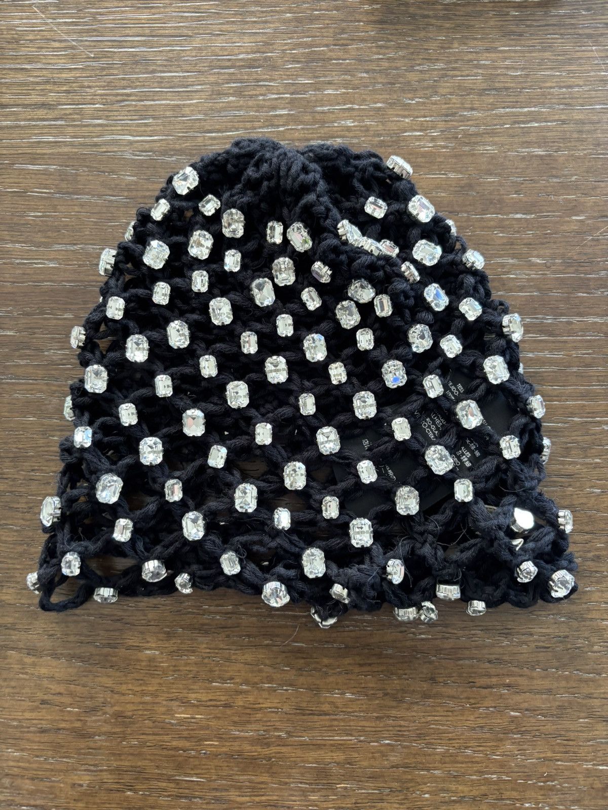 Saint Laurent Paris Saint Laurent crystal beanie Size ONE SIZE - 1 Thumbnail