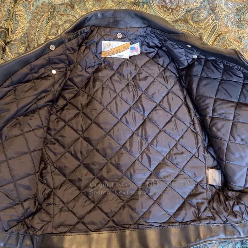 Schott NYC bull leather motorcycle leather jacket Size US XS / EU 42 / 0 - 3 Thumbnail