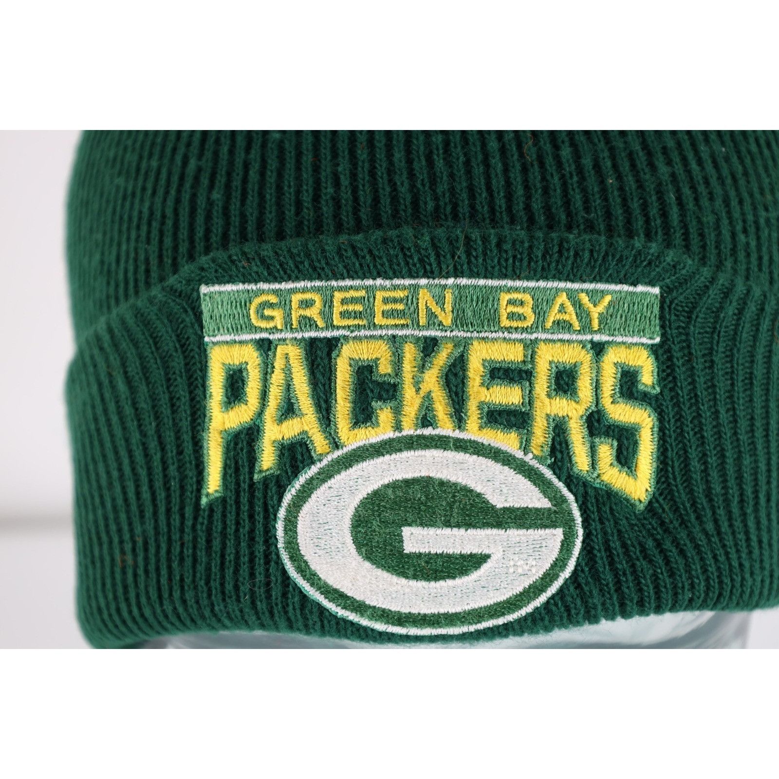 Vintage Vintage 90s Spell Out Green Bay Packers Football Beanie Hat Size ONE SIZE - 2 Thumbnail