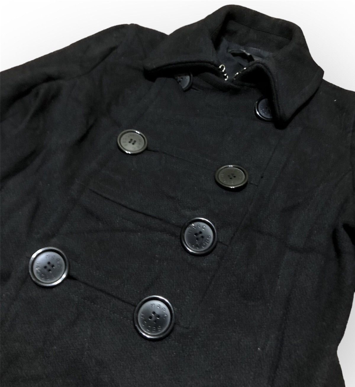 Jacobs By Marc Jacobs × Marc Jacobs × Marc by Marc Jacobs Marc Jacobs swing Peacoat Button Wool Jacket Size S / US 4 / IT 40 - 3 Thumbnail