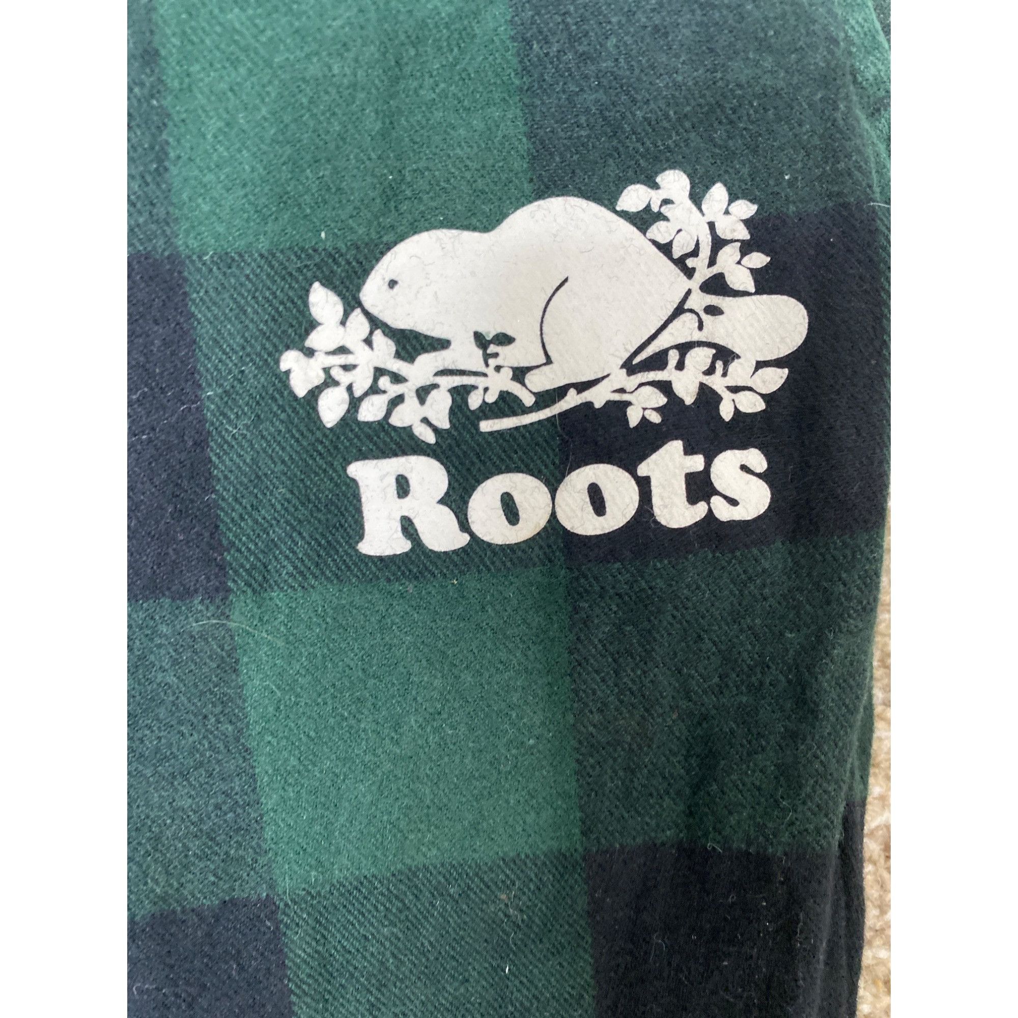 Roots ROOTS OF CANADA MEN'S GREEN/BLUE BUFFALO PLAID LOUNGE PAJAMA Size US 30 / EU 46 - 4 Thumbnail