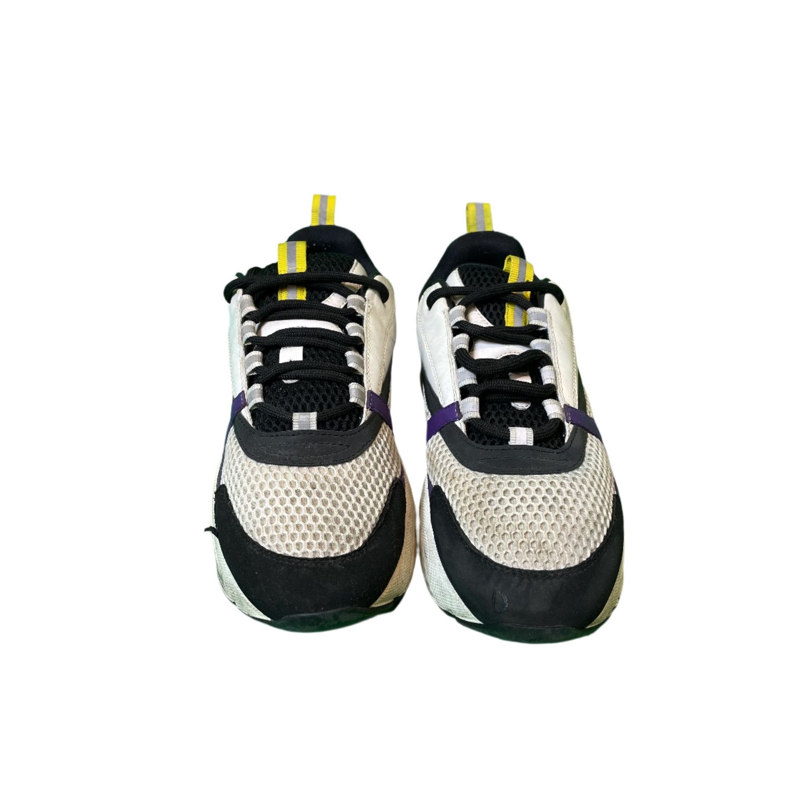 Dior Dior B22 Purple & Yellow Sneaker Size US 7 / IT 37 - 3 Thumbnail