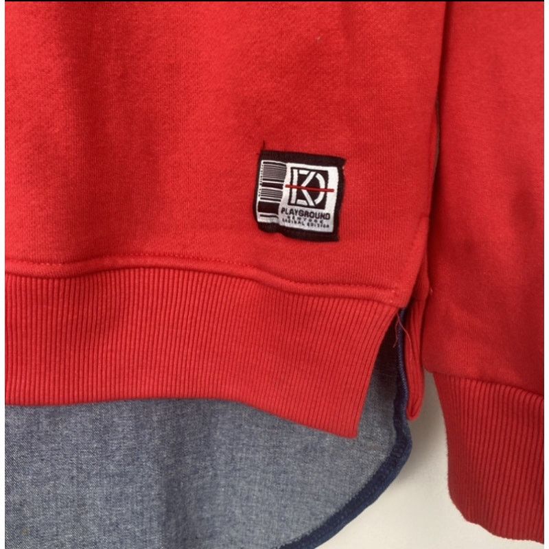 Other Koodoo Playground Sneakerhead Red Sweatshirt Denim Sz L Size US L / EU 52-54 / 3 - 3 Thumbnail