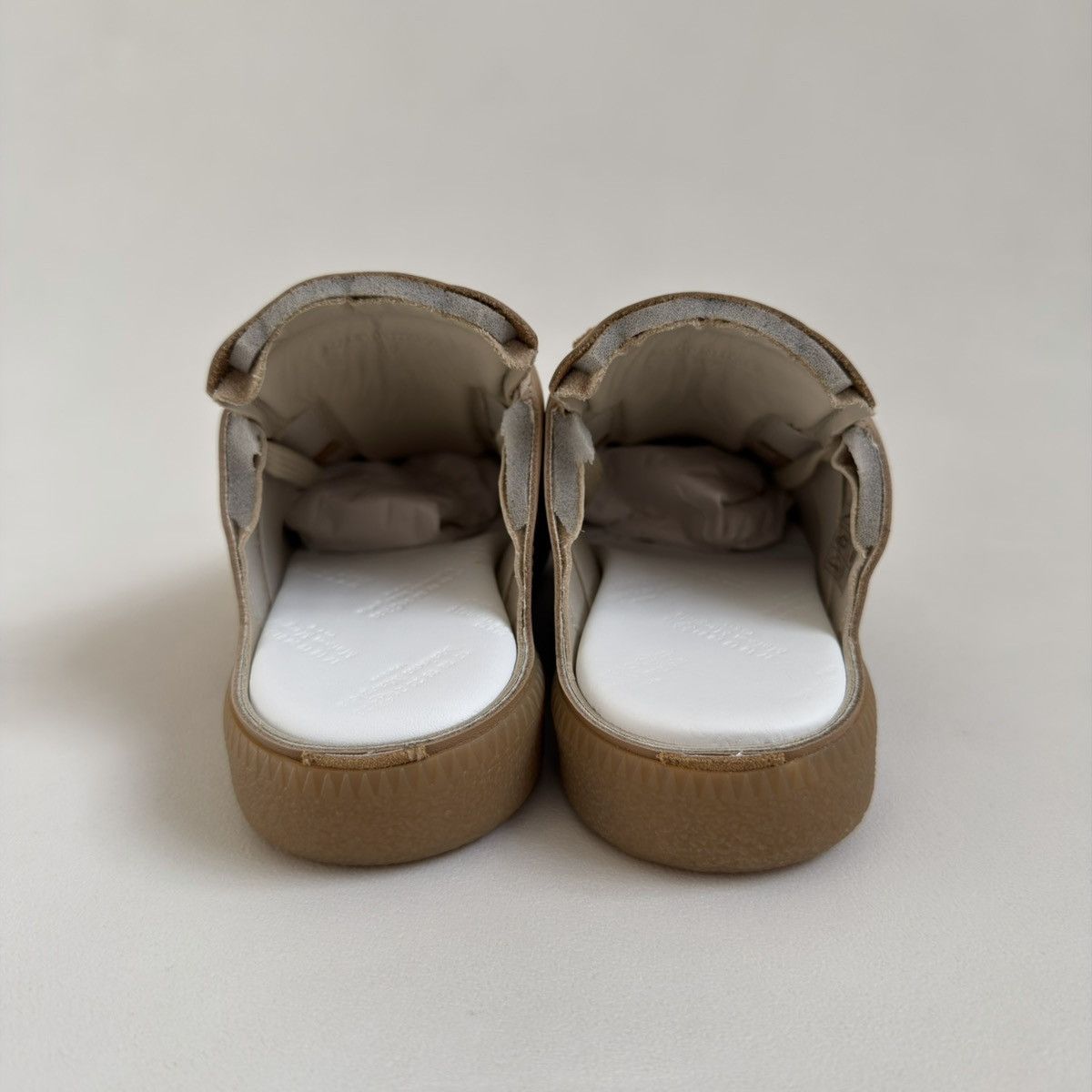 Maison Margiela S/S 20 Tan Leather ‘Mule’ GAT Sneakers Size US 7 / IT 37 - 15 Thumbnail