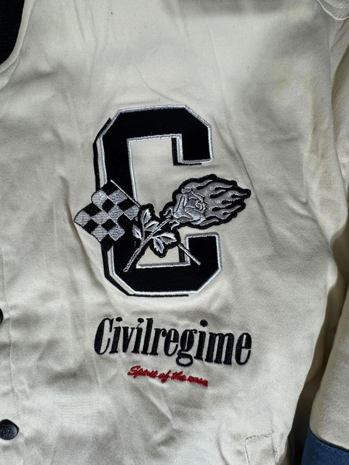 Civil Regime Civil Regime Rose Dealer Racing Jacket in Cream Size US L / EU 52-54 / 3 - 3 Thumbnail