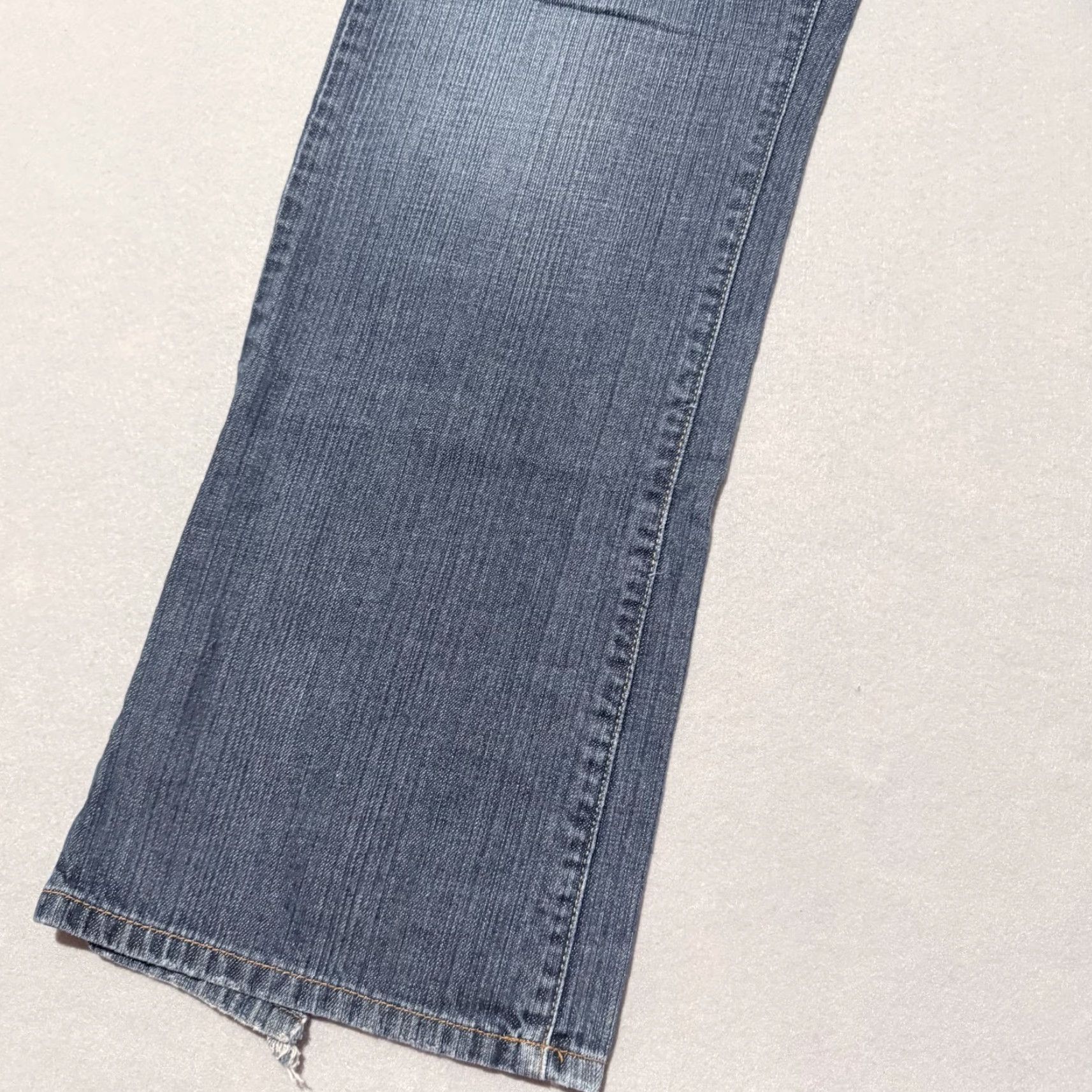 Lucky Brand Lucky Brand Jeans Men Blue Slim Boot Leg Mid-Rise Zip Fly 36 - Denim, 5-Pocket, Distressed, Regular Size Size US 36 / EU 52 - 5 Thumbnail