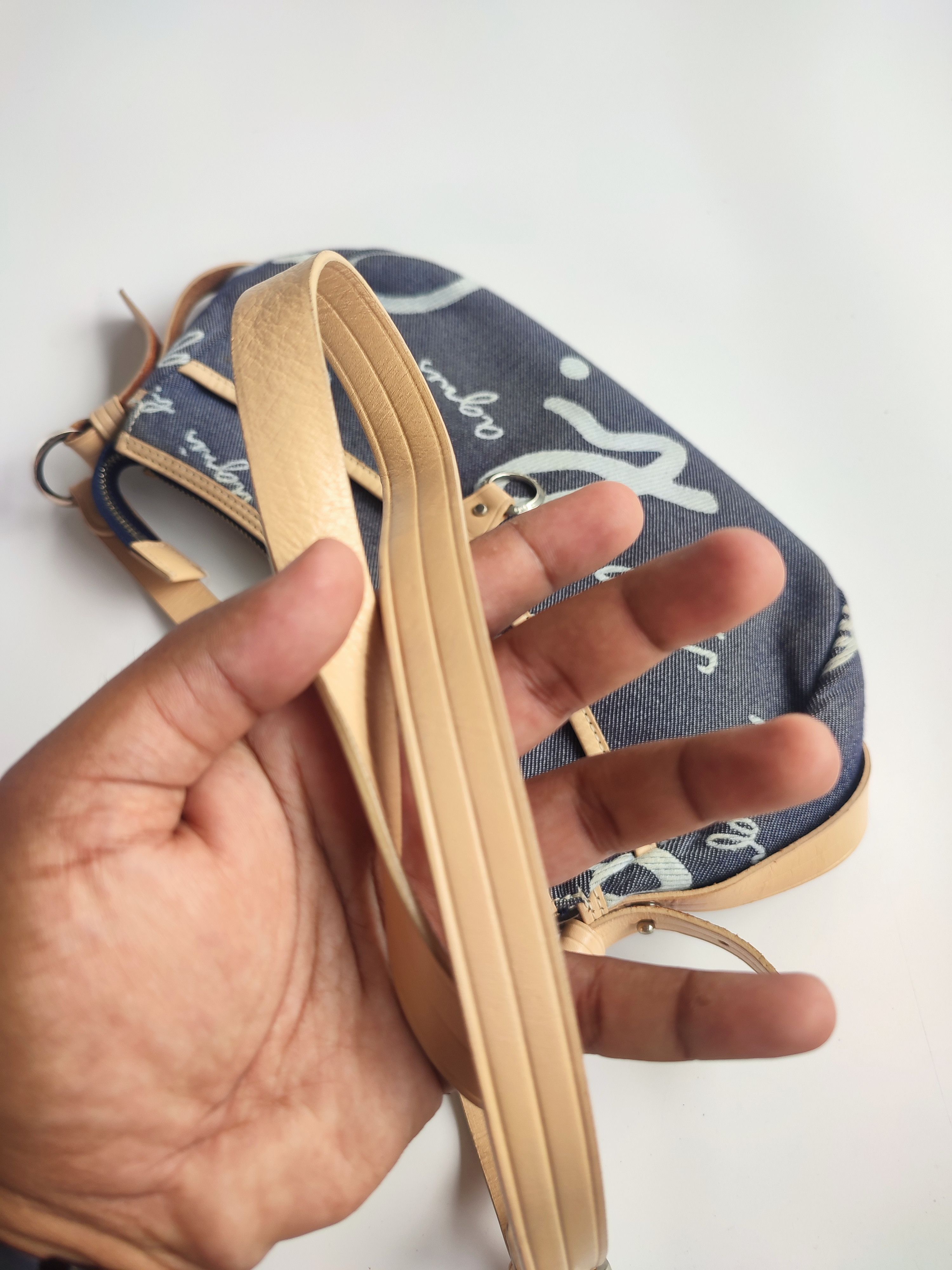 agnes b. AGNES B DENIM CROSSBODY BAG Size ONE SIZE - 6 Thumbnail
