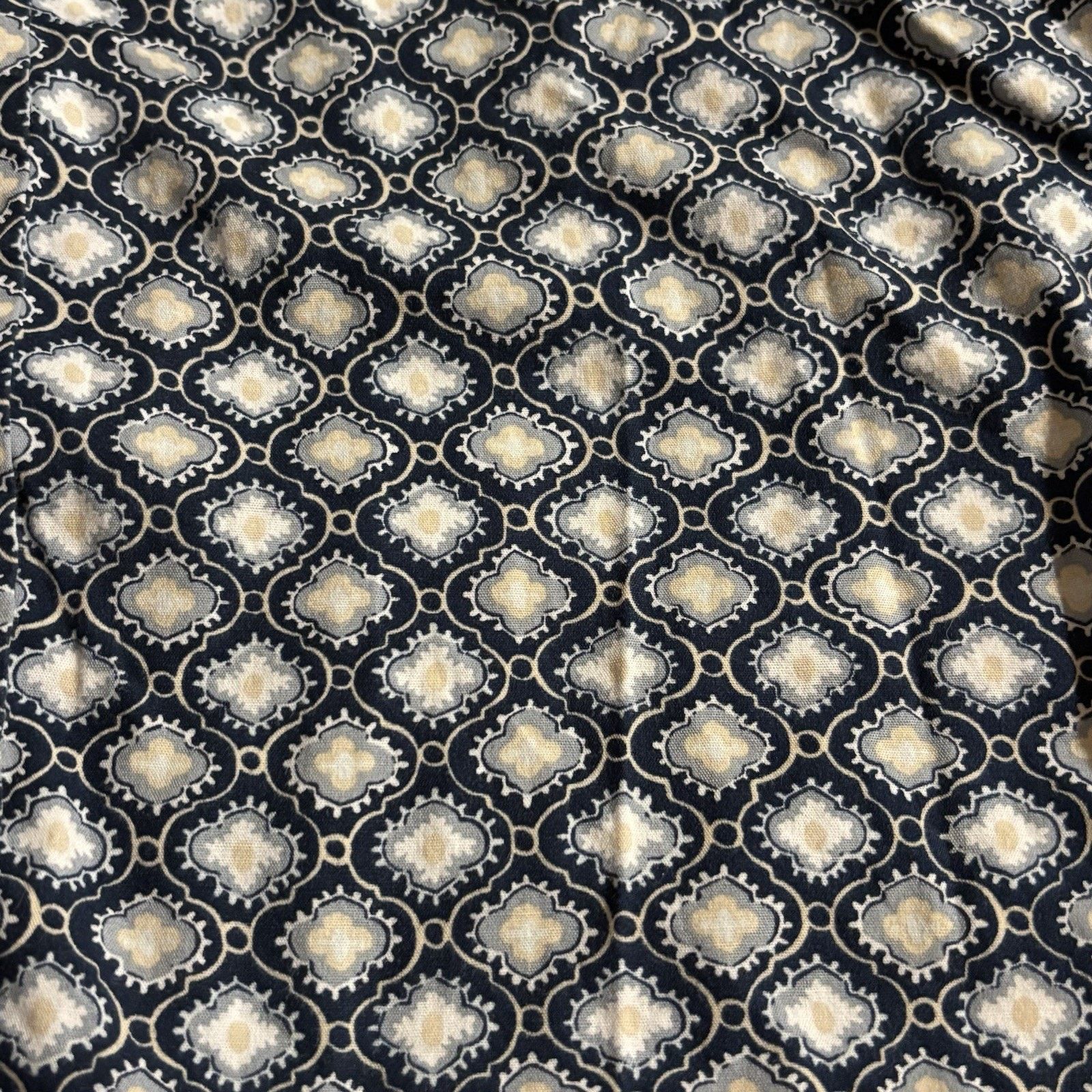 UNTUCKit Untuckit Blue Medallion Print S/SButton Up Cotton Medium Size US M / EU 48-50 / 2 - 4 Thumbnail