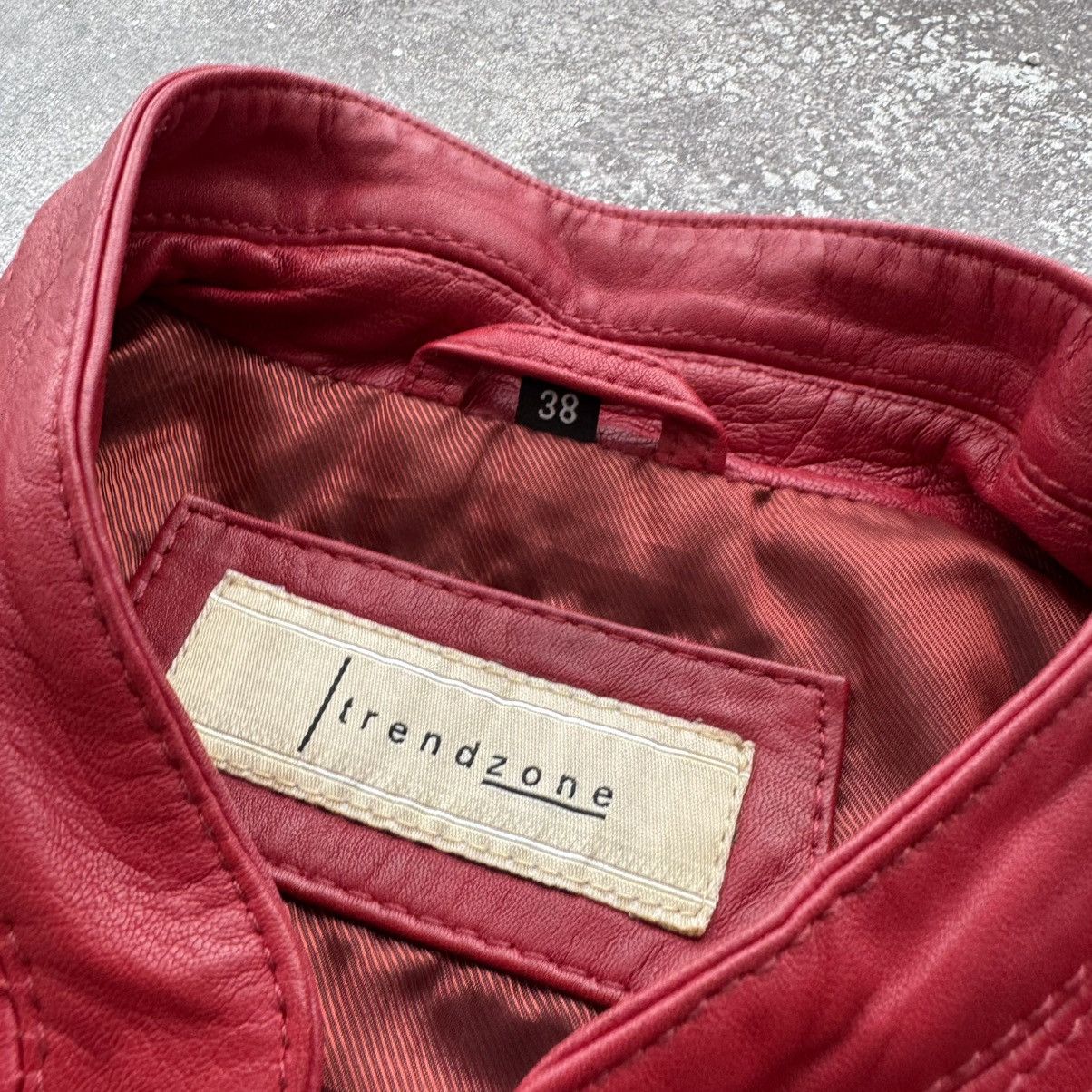 20471120 Vintage Y2K Faded Biker Leather Jacket Size XS / US 0-2 / IT 36-38 - 17 Thumbnail