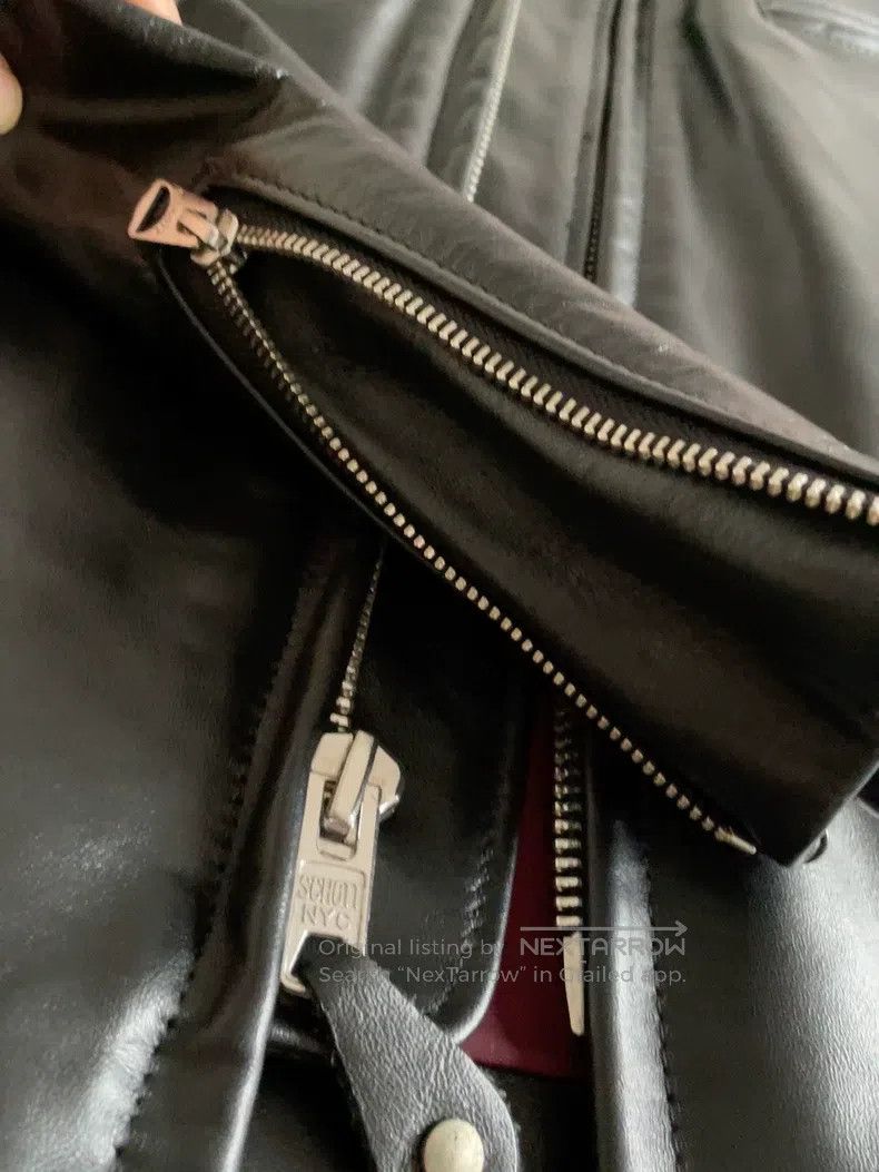 Schott Schott 641 Leather Jacket Size US XL / EU 56 / 4 - 3 Thumbnail