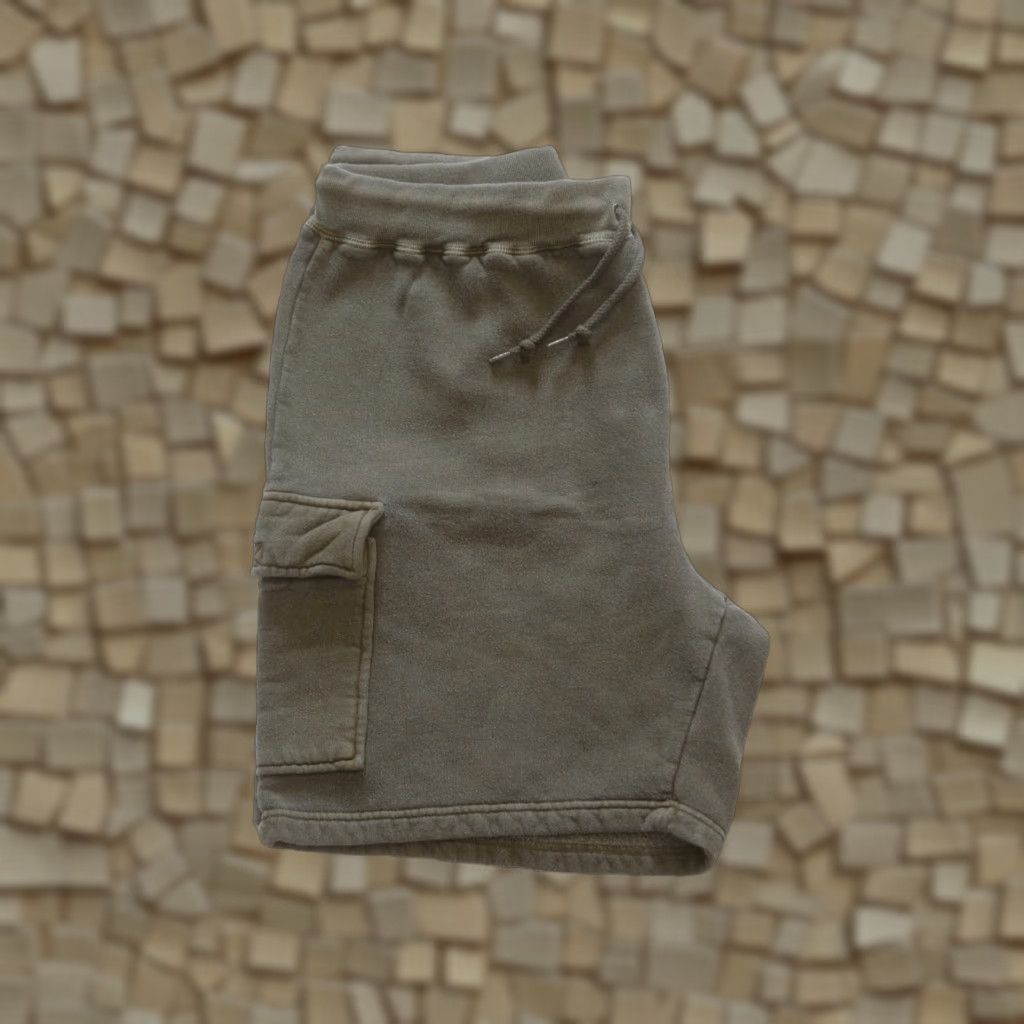Gap GAP VTG 90s 6.5" SHORTS COTTON CORE BLANK ESSENTIAL CARGO SWEATS GREEN 2001 SZXL Size US 36 / EU 52 - 1 Thumbnail