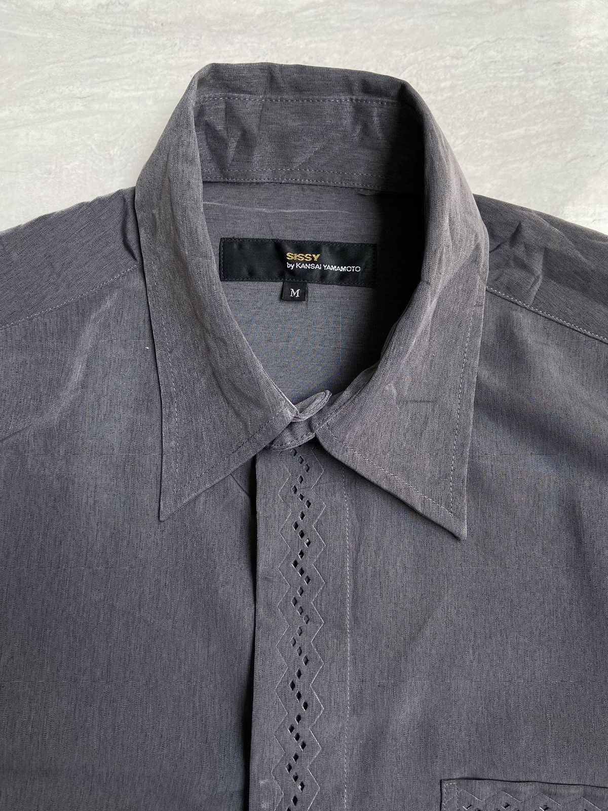 Japanese Brand × Kansai Yamamoto SISSY By KANSAI YAMAMOTO Grey Shirt Size US M / EU 48-50 / 2 - 6 Thumbnail