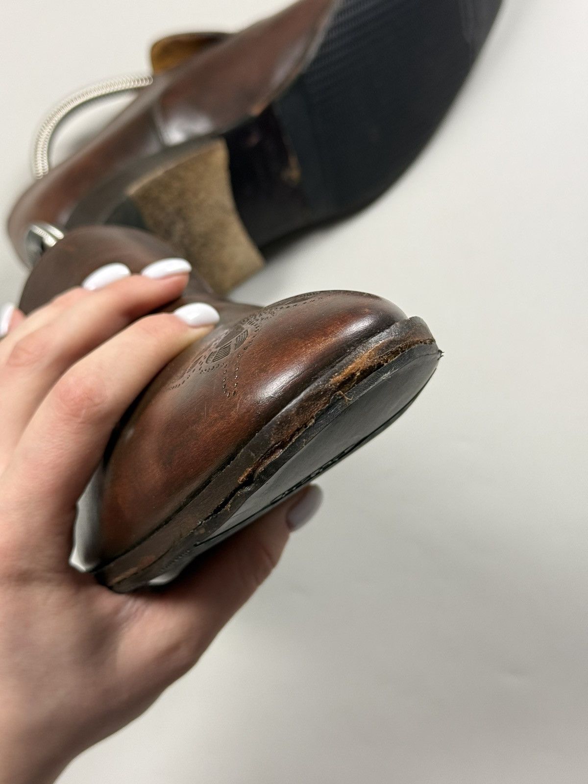 Sergio Rossi Sergio Rossi Men’s Leather Formal Brogue Shoes Size US 8.5 / EU 41-42 - 21 Thumbnail
