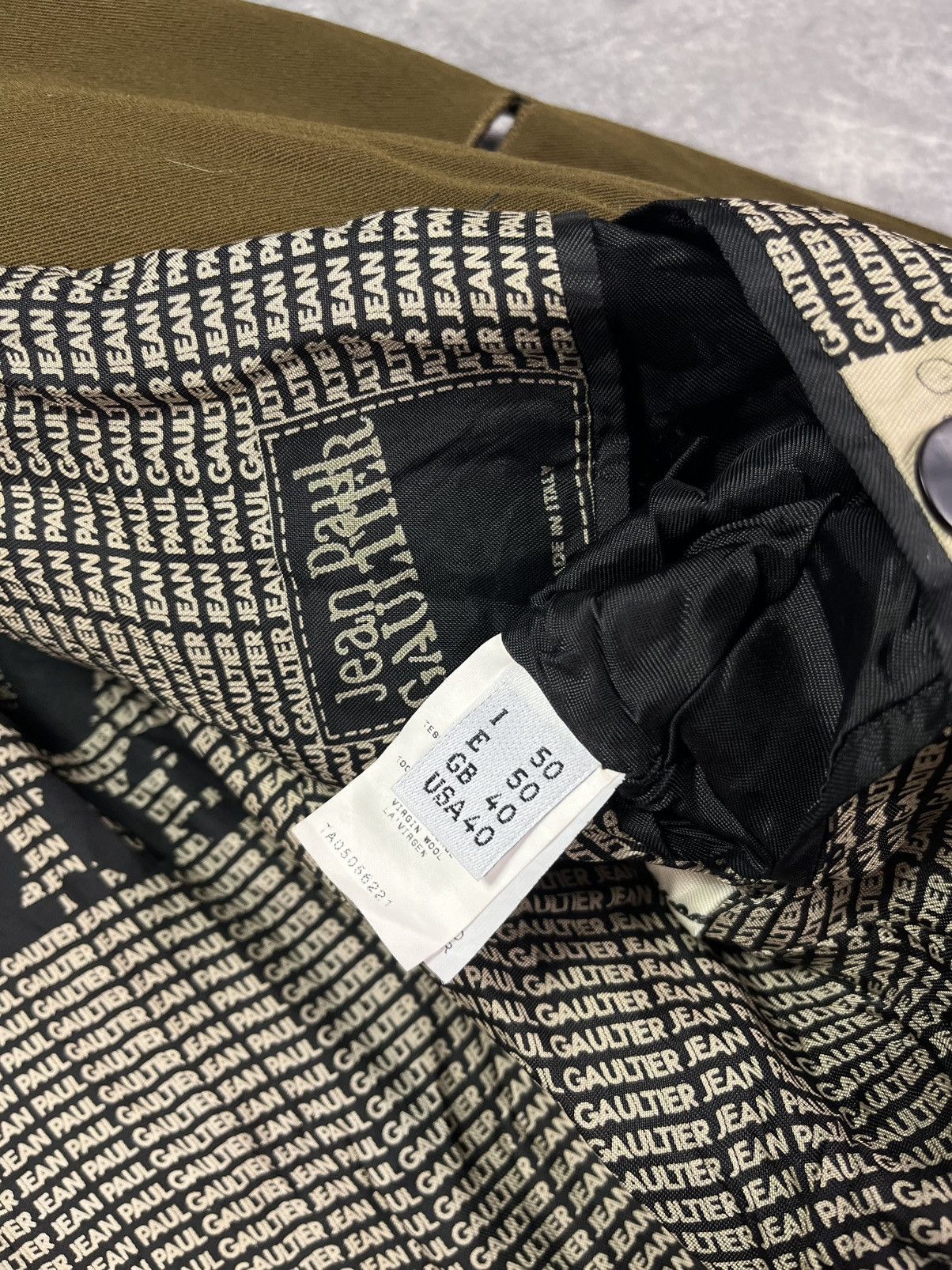 Jean Paul Gaultier 1999/2000 Jean Paul Gaultier Buttoned Blazer Jacket 50 Size 40L - 13 Thumbnail