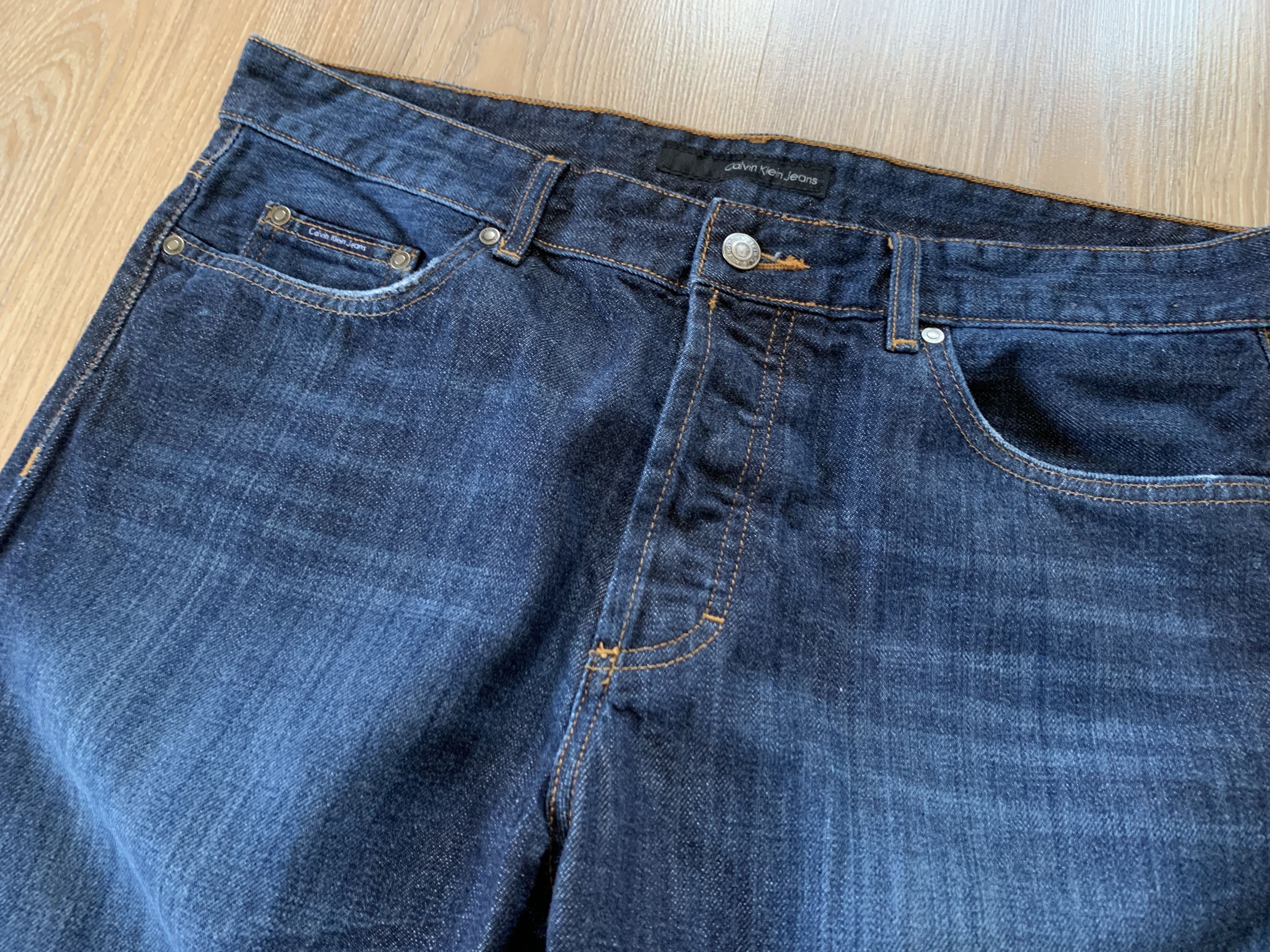 Calvin Klein × Denime Calvin Klein Blue Denim Jeans Size US 34 / EU 50 - 4 Thumbnail
