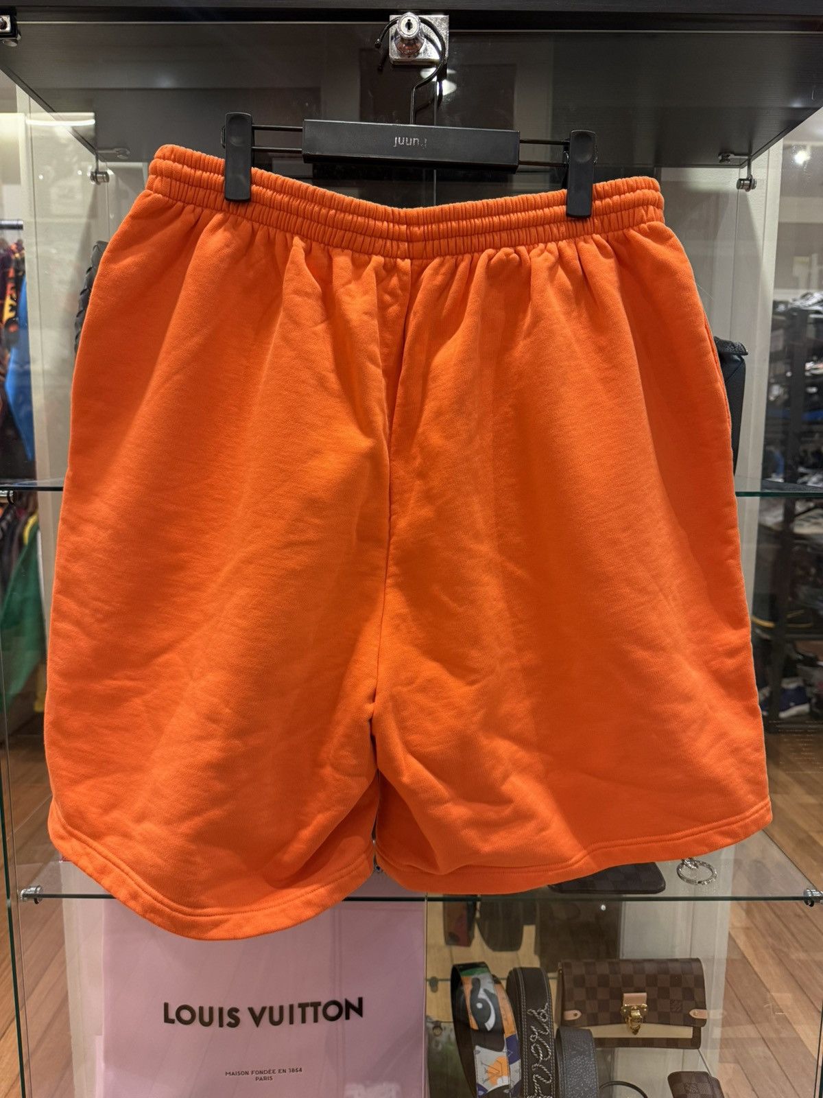 Balenciaga Balenciaga Sweatshorts - Orange Size US 32 / EU 48 - 2 Thumbnail