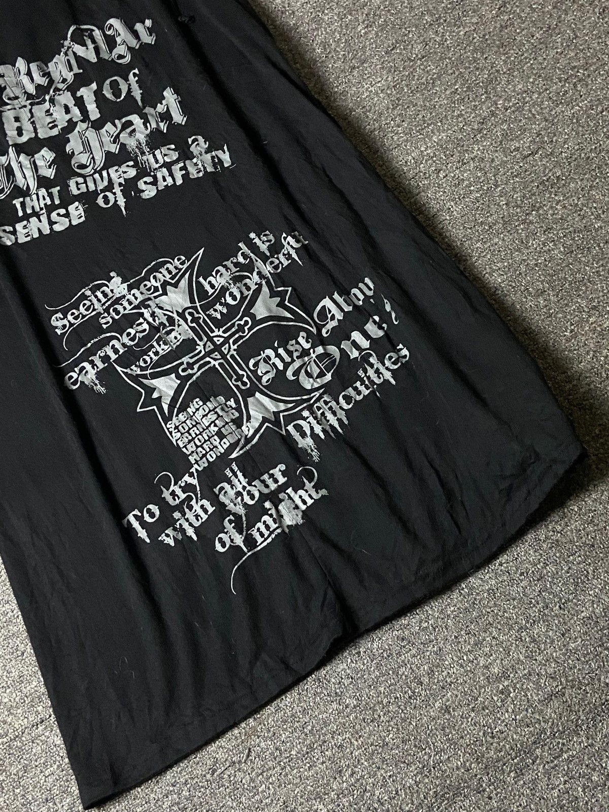 Dig Deep Dig Deep Punk Gothic Skirt with Zip (157) Size 29" - 6 Thumbnail
