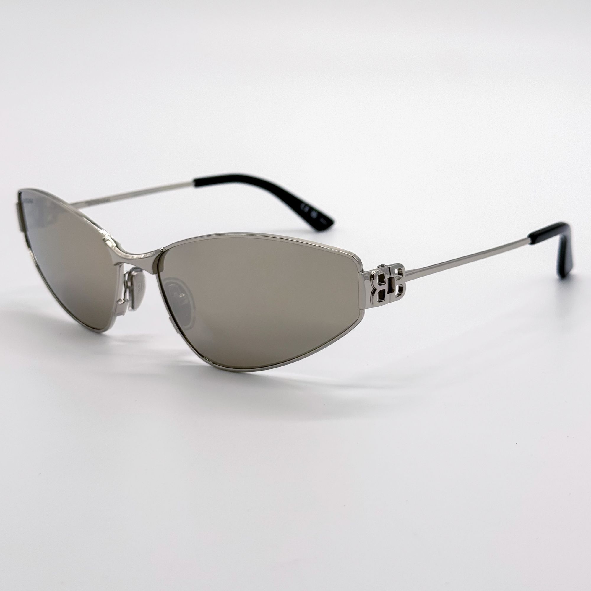 Balenciaga NEW BALENCIAGA SUNGLASSES BB0335S 006 SILVER UNISEX EYEWEAR Size ONE SIZE - 2 Thumbnail