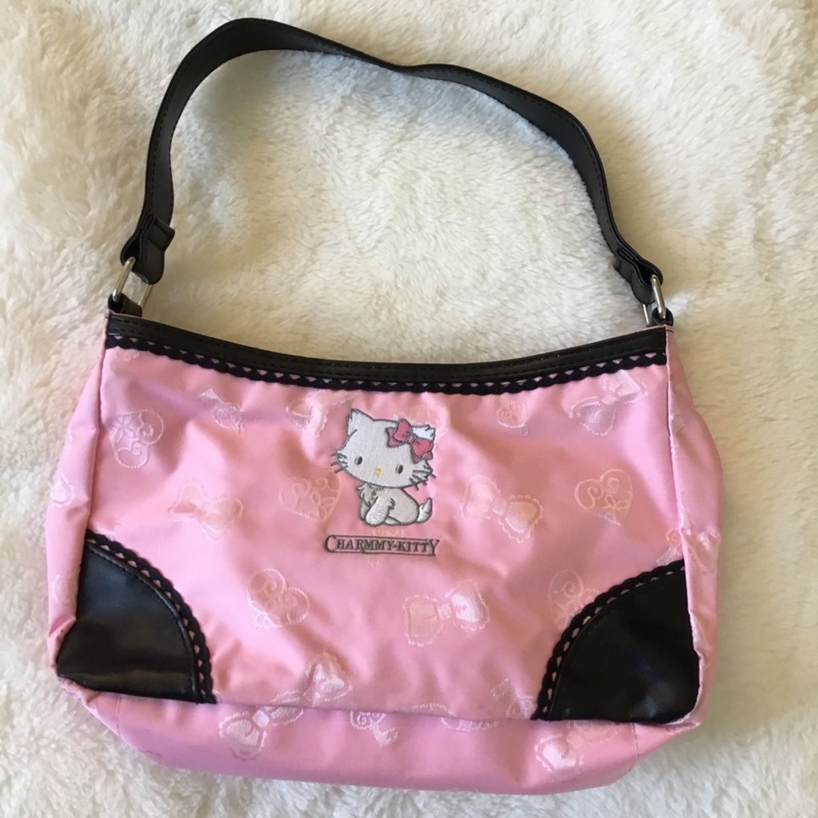 Other Sanrio Rare Vintage 2004 Hello Kitty Pink Baguette Style Bag Size ONE SIZE - 1 Thumbnail