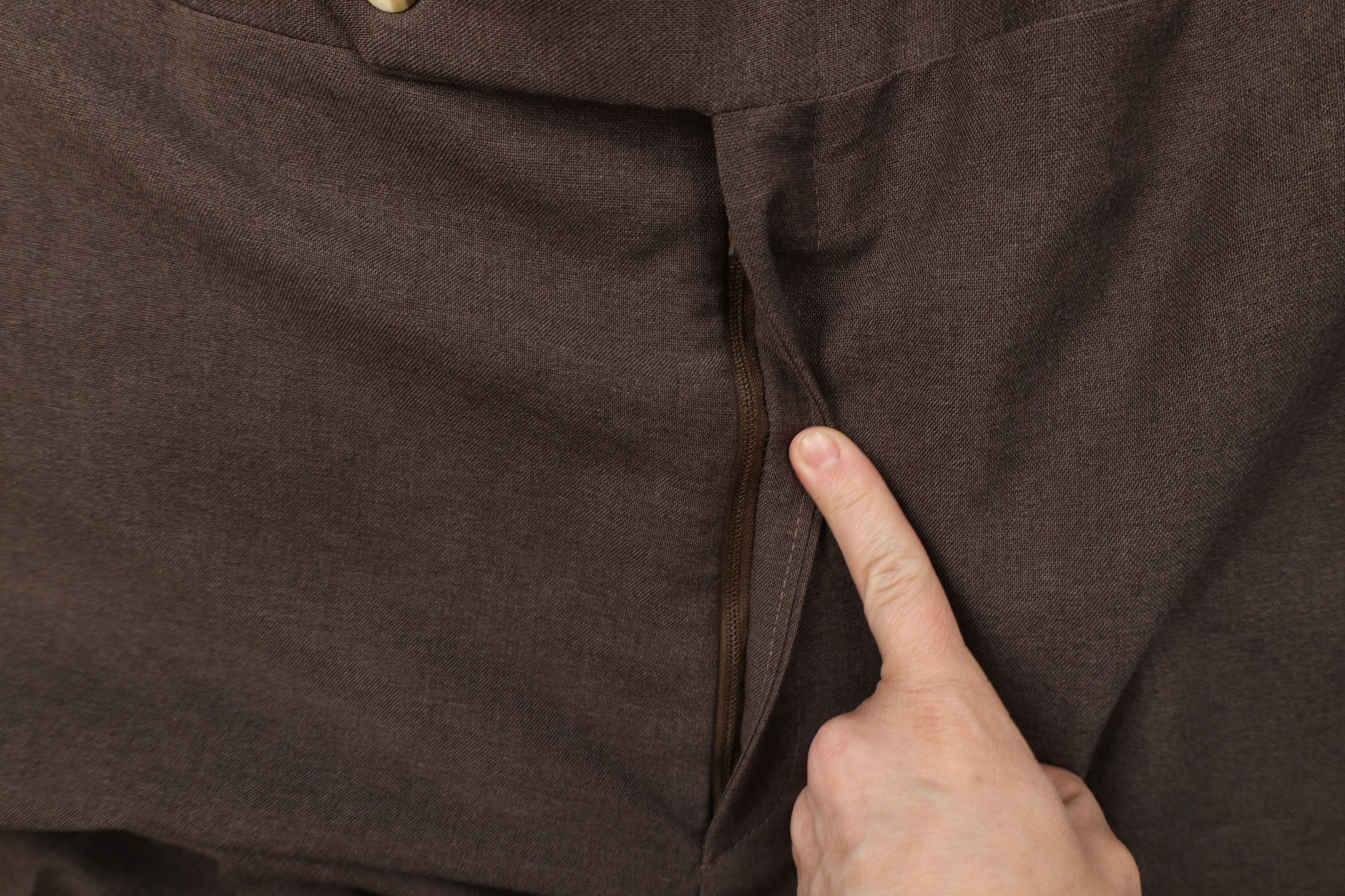 Vintage Vintage 70s Streetwear Flared Wide Leg Chino Pants Brown USA Size US 42 / EU 58 - 6 Thumbnail