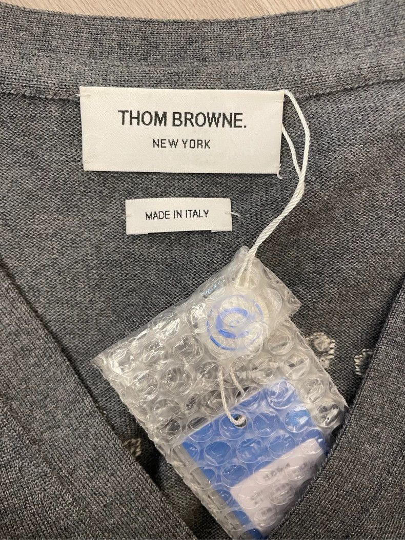 Thom Browne Thom Browne Gray dot man woolen needle Size S / US 4 / IT 40 - 5 Thumbnail