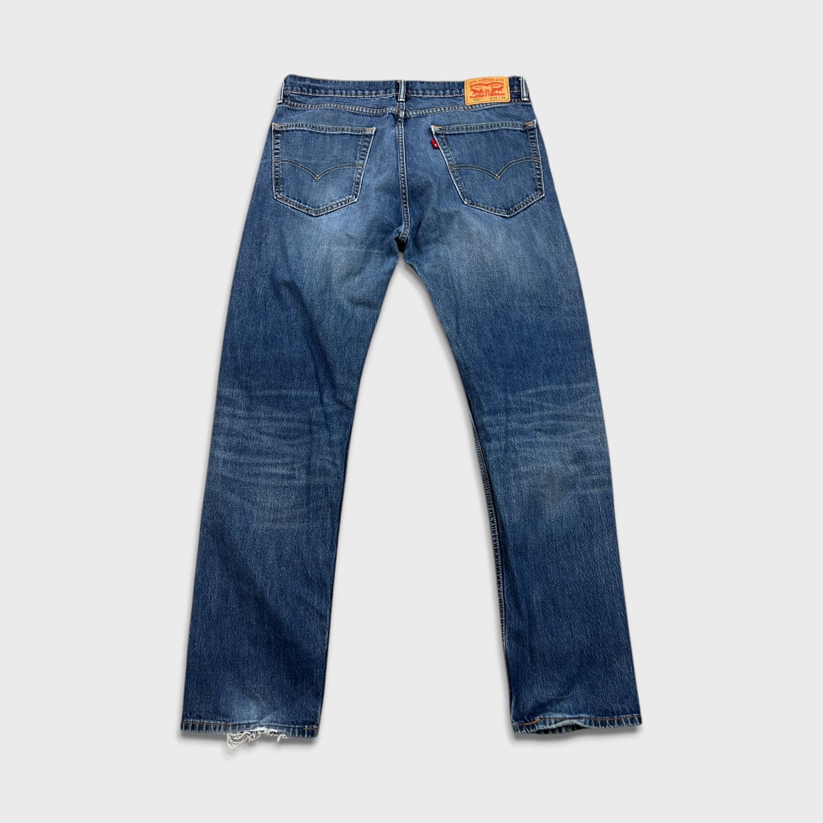 Levi's × Vintage Levi's 505 Jeans 36x34 Original Regular Straight Leg Denim Size US 36 / EU 52 - 5 Thumbnail