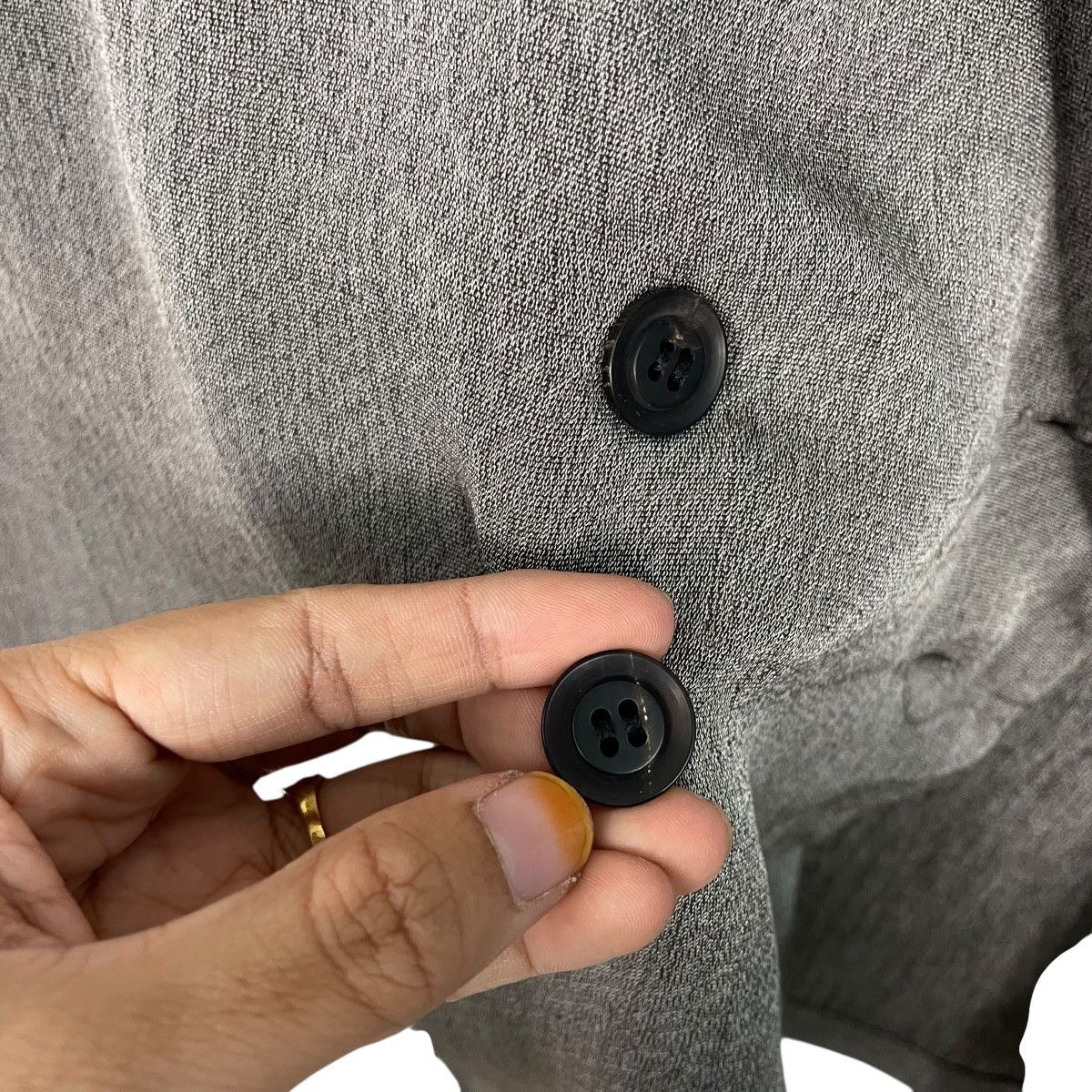 Yohji Yamamoto Yohji Yamamoto Double Breasted Rayon Jacket Size S / US 4 / IT 40 - 13 Thumbnail