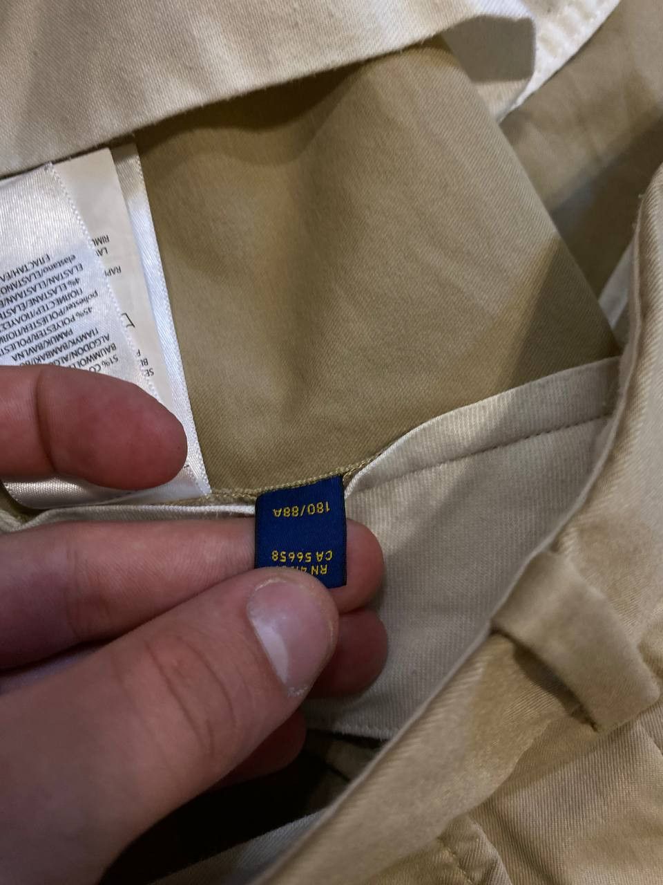 Polo Ralph Lauren Casual Pants beige Polo Ralph Lauren Y2K Vintage Size US 34 / EU 50 - 3 Thumbnail