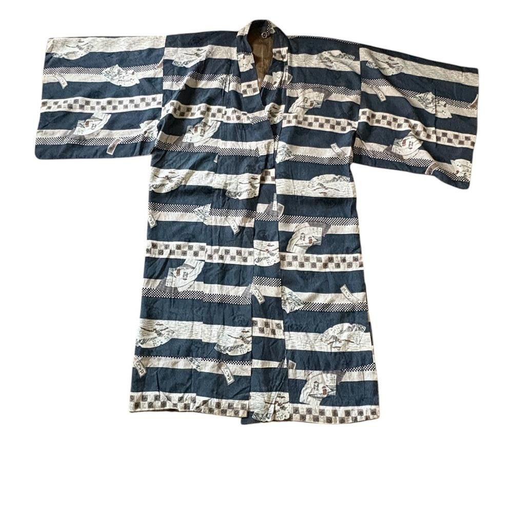 Japanese Brand × Vintage Made in Japan Two Layer Reversible Kimono Robe Jacket Size US S / EU 44-46 / 1 - 1 Thumbnail