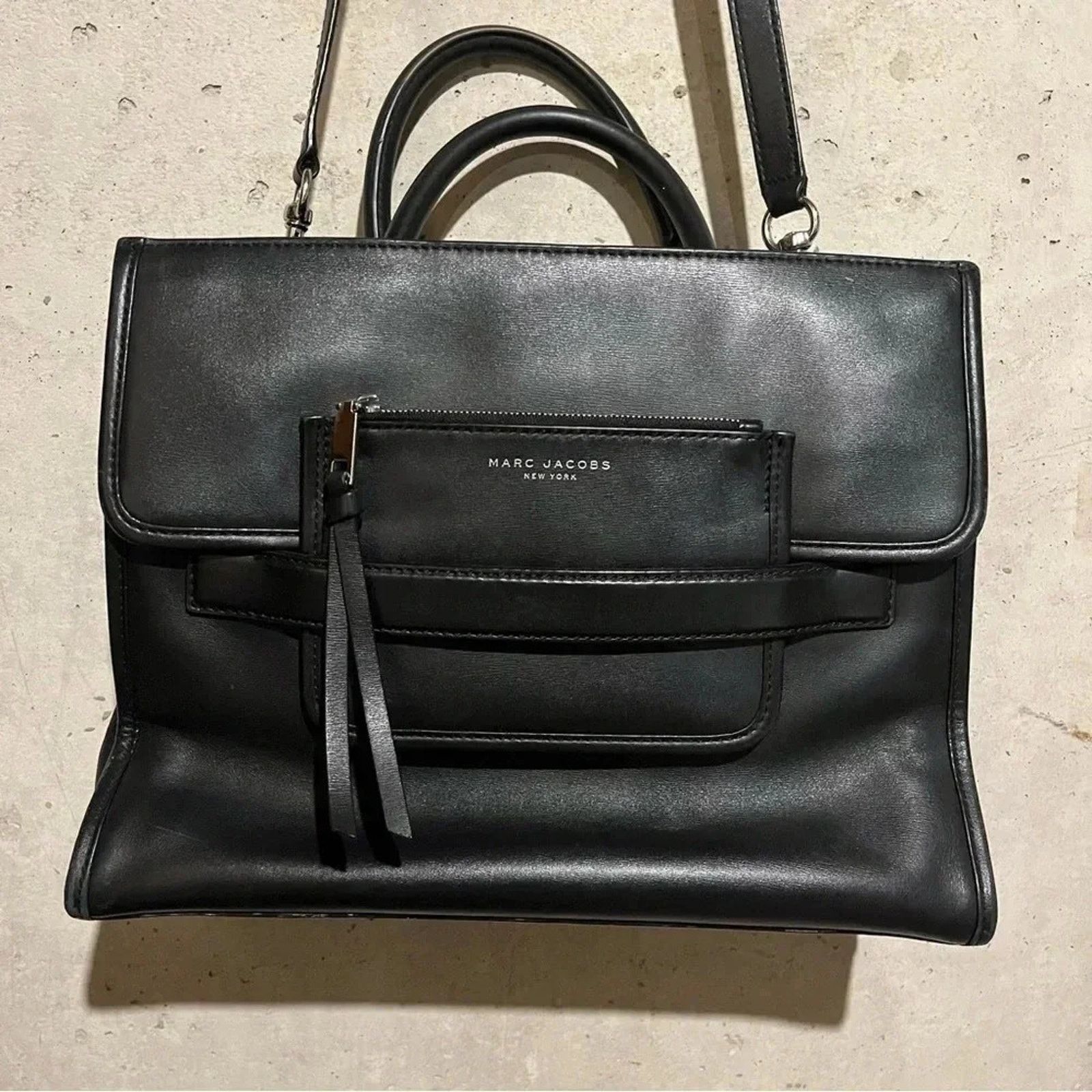 Marc Jacobs Marc Jacobs Madison Medium Black Leather Crossbody Bag Size ONE SIZE - 2 Thumbnail