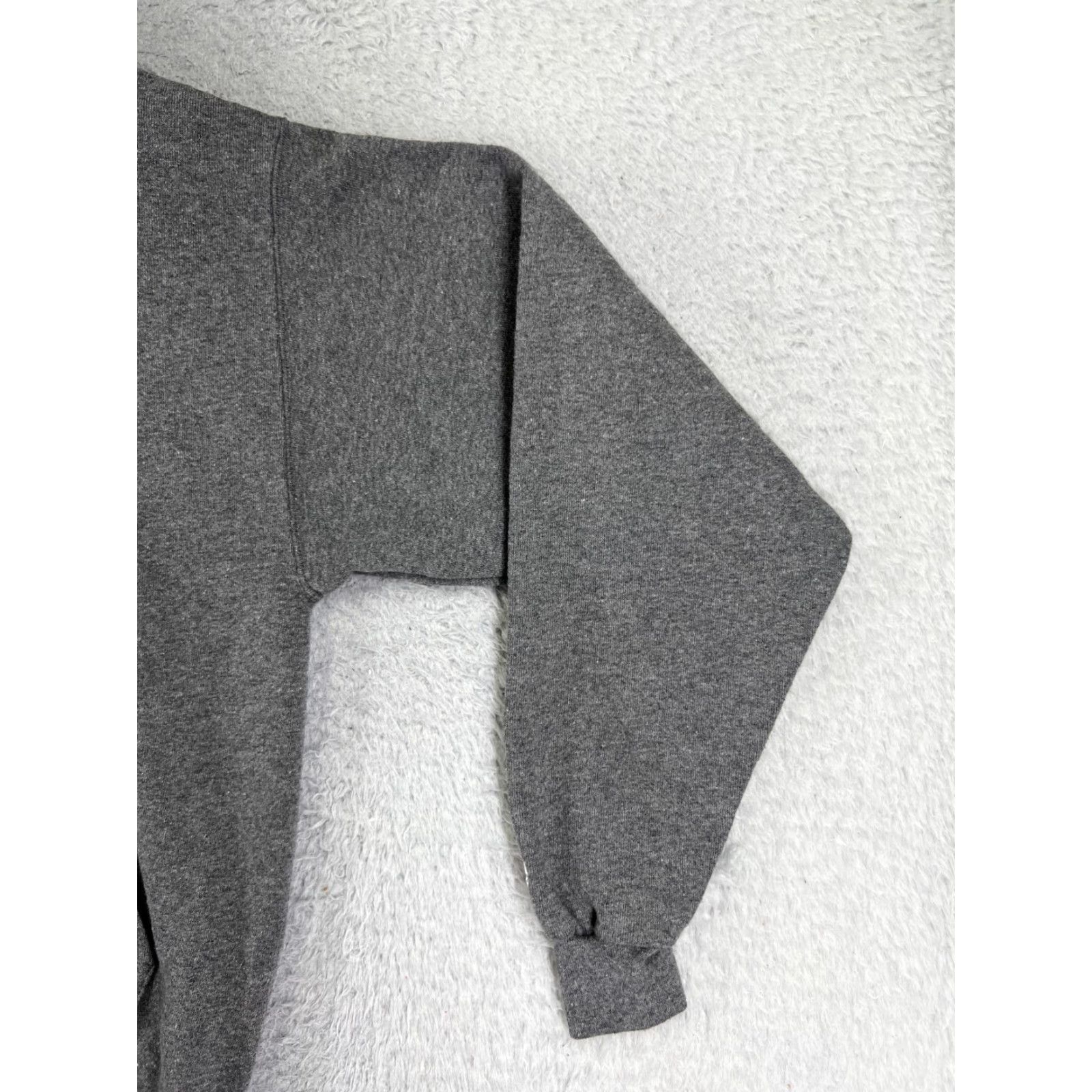 Champion Champion Sweatshirt Adult Medium Gray Long Sleeve Pullover Pocket Cotton Mens Size US M / EU 48-50 / 2 - 2 Thumbnail