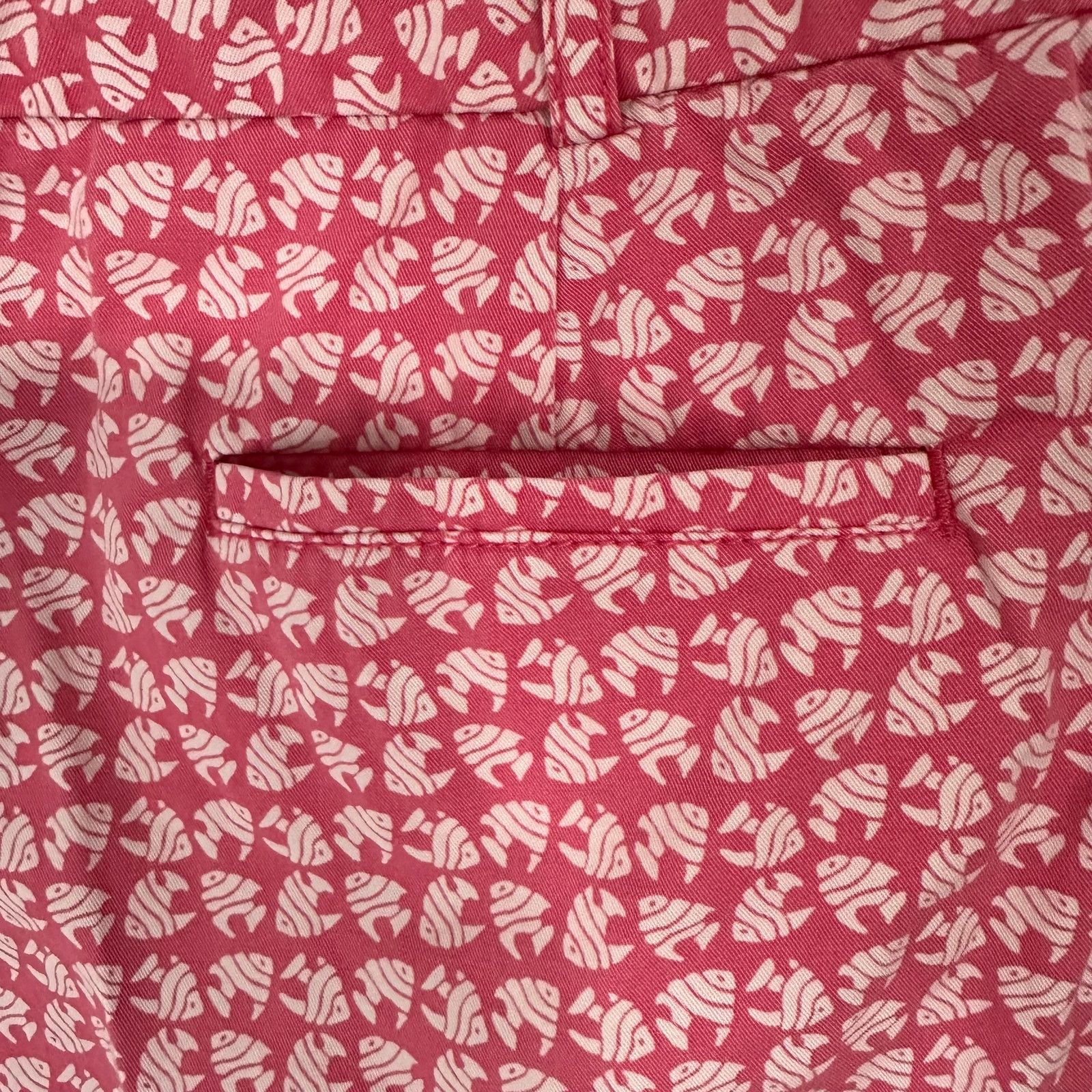 Robert Talbott Talbots Capris Size 10 Petite Fish Pattern Womens Size 38" / US 16 / IT 52 - 3 Thumbnail