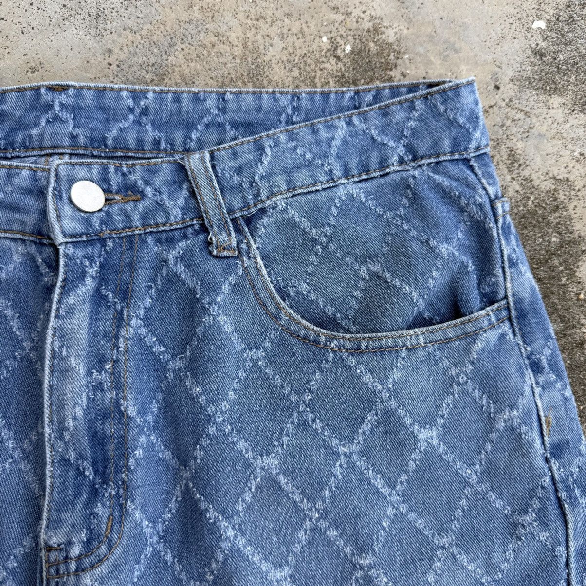 Japanese Brand Vintage Romwe Shasiko Boro Denim Faded Jean Pants W36 Size US 36 / EU 52 - 9 Thumbnail