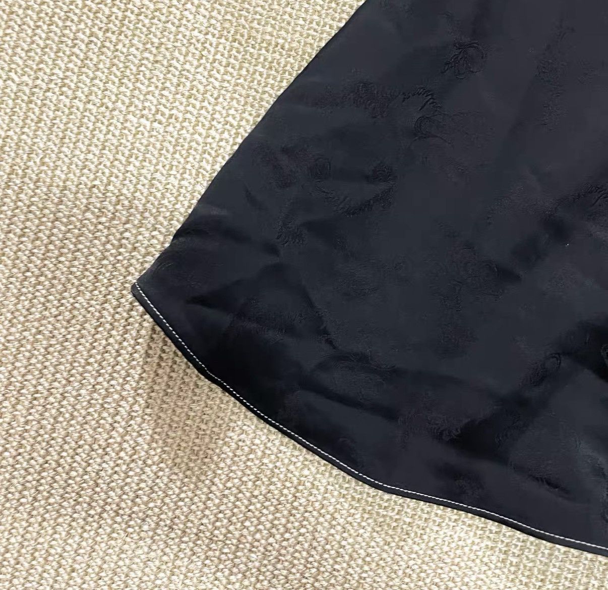 Sulvam Sulvam 22SS Contrast Stitch Jacquard Long Skirt J29 Size S / US 4 / IT 40 - 6 Thumbnail